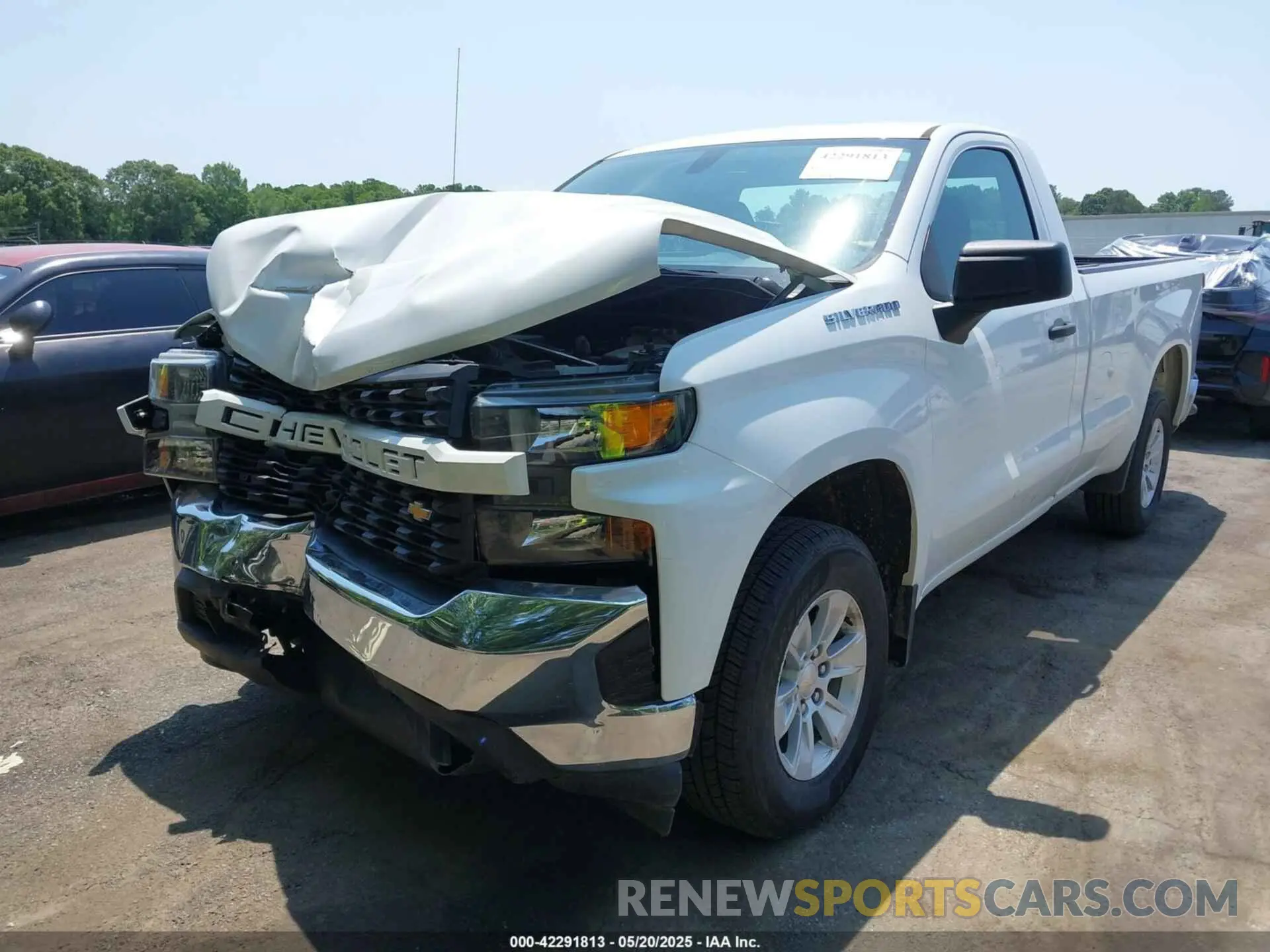 6 fotografías del automóvil dañado 3GCNWAEF6MG314289 CHEVROLET SILVERADO 1500 2021