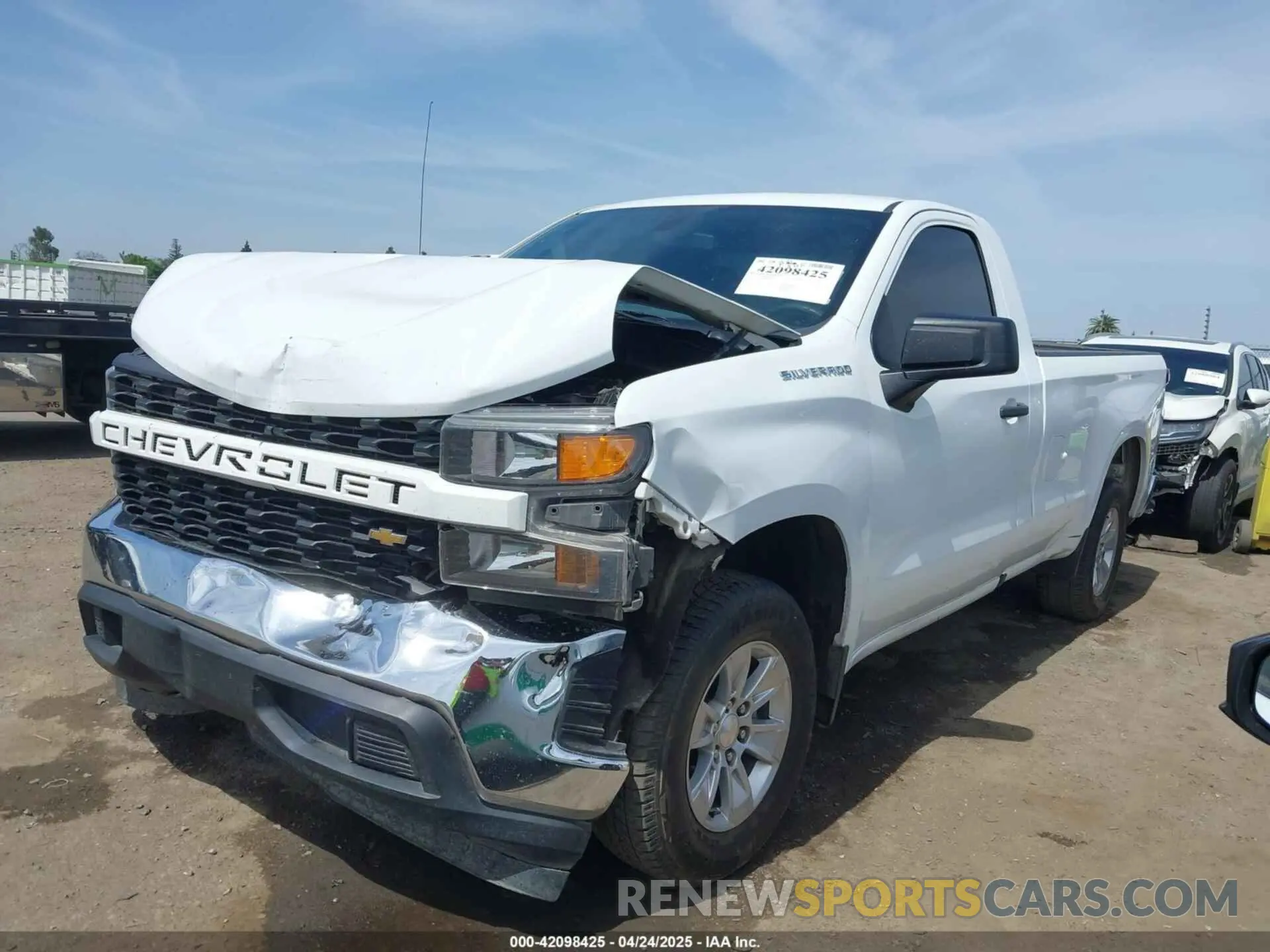 14 fotografías del automóvil dañado 3GCNWAEF8MG483830 CHEVROLET SILVERADO 1500 2021