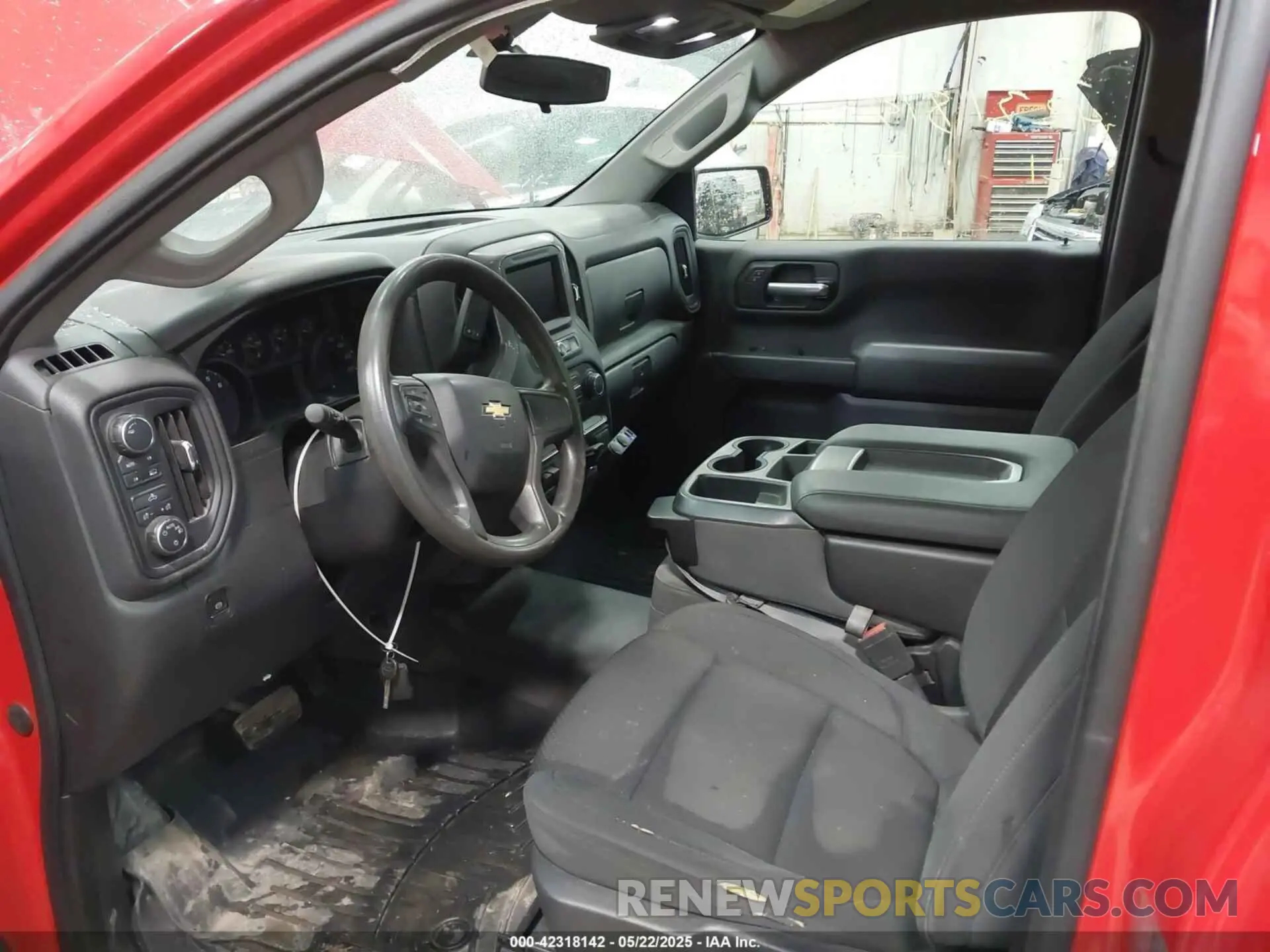 12 fotografías del automóvil dañado 3GCNYAEF9MG275059 CHEVROLET SILVERADO 1500 2021