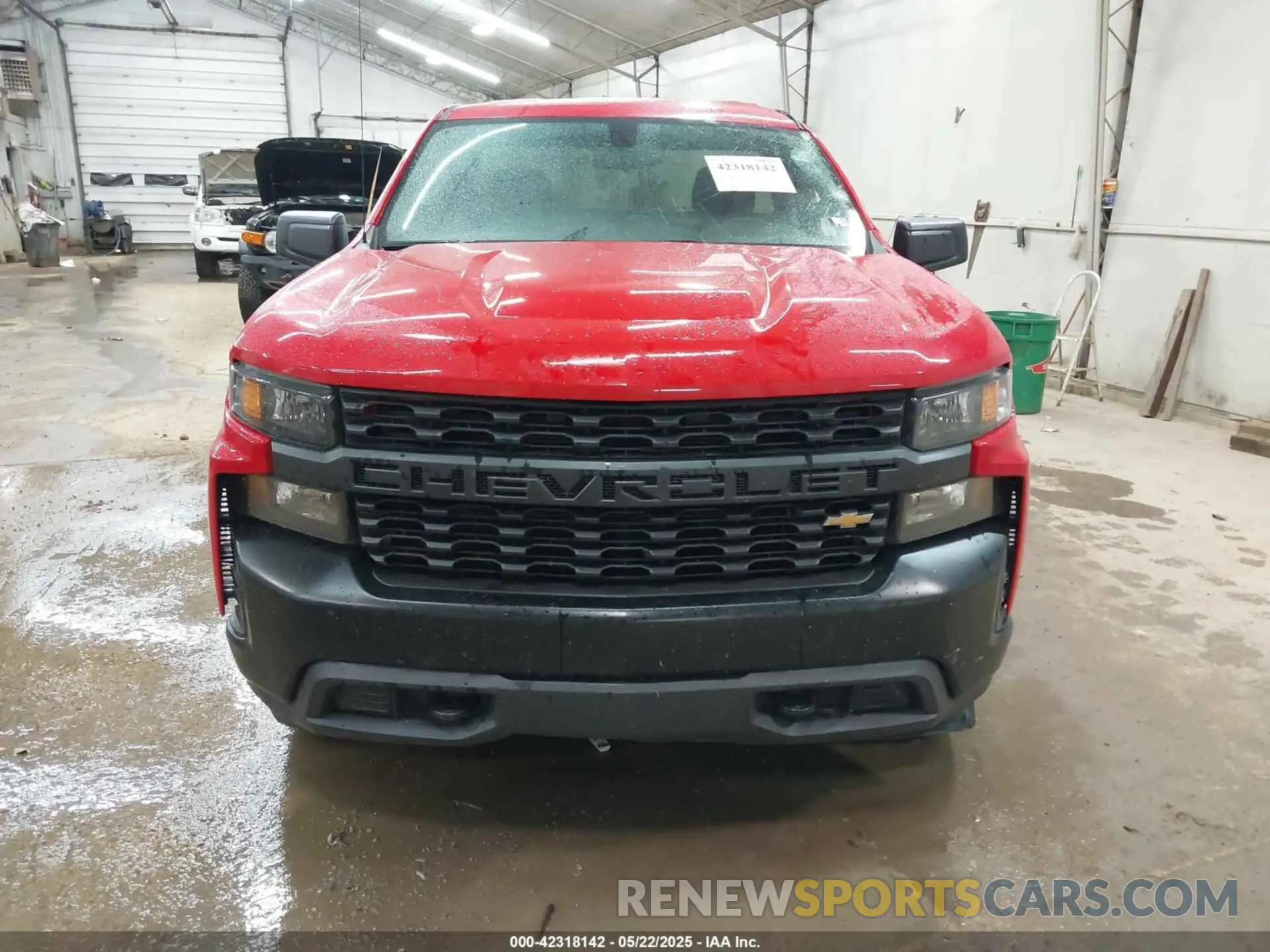 13 fotografías del automóvil dañado 3GCNYAEF9MG275059 CHEVROLET SILVERADO 1500 2021