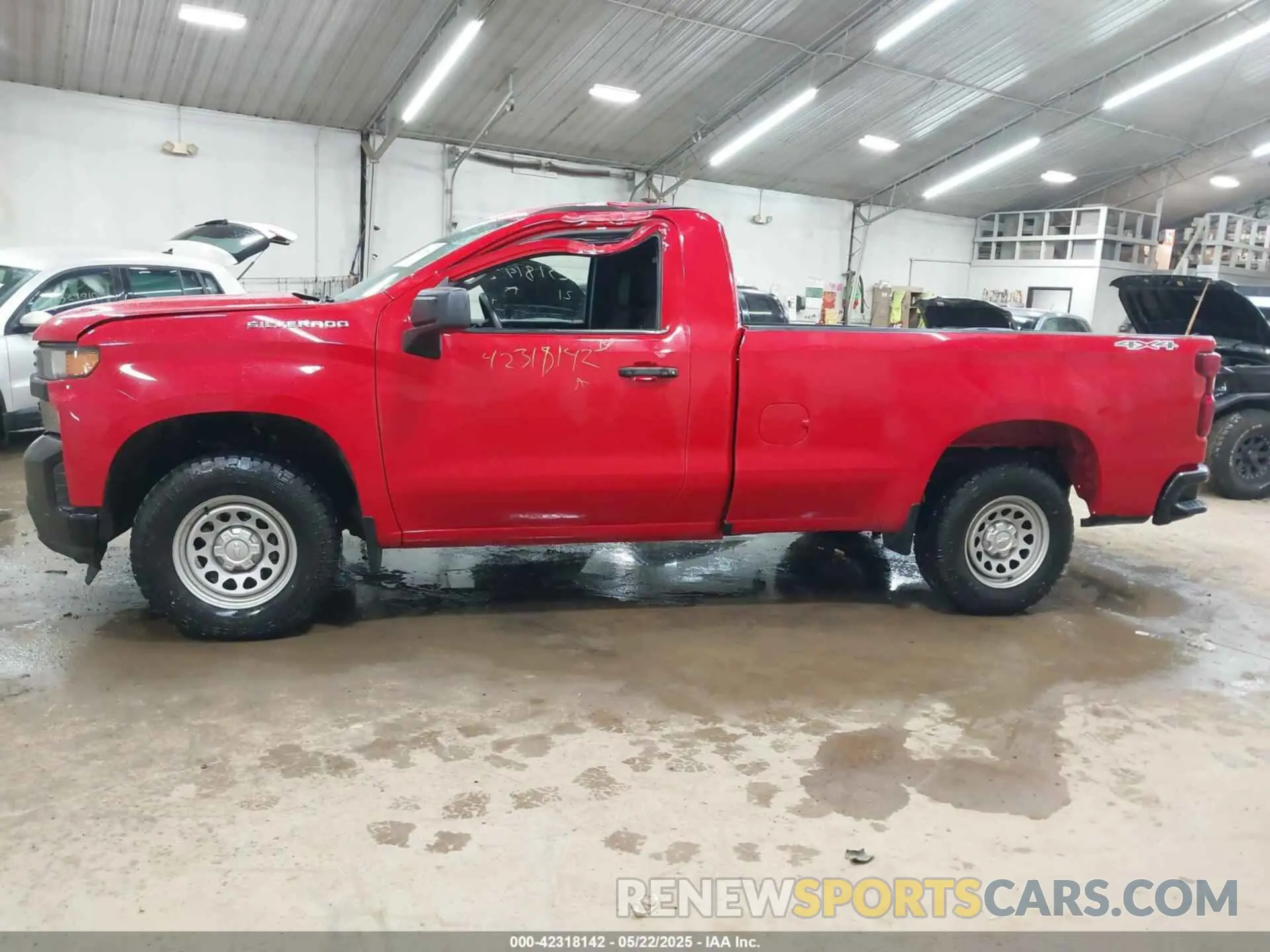 15 fotografías del automóvil dañado 3GCNYAEF9MG275059 CHEVROLET SILVERADO 1500 2021