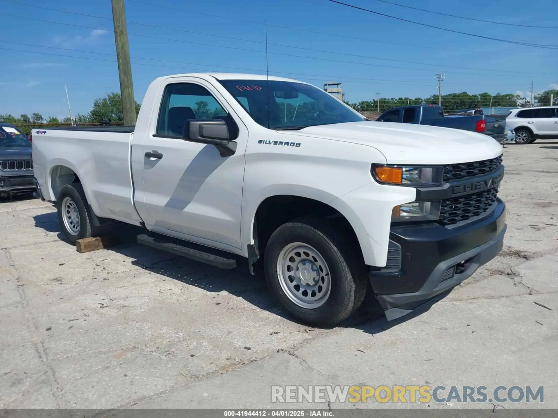 1 fotografías del automóvil dañado 3GCNYAEH1MG295419 CHEVROLET SILVERADO 1500 2021