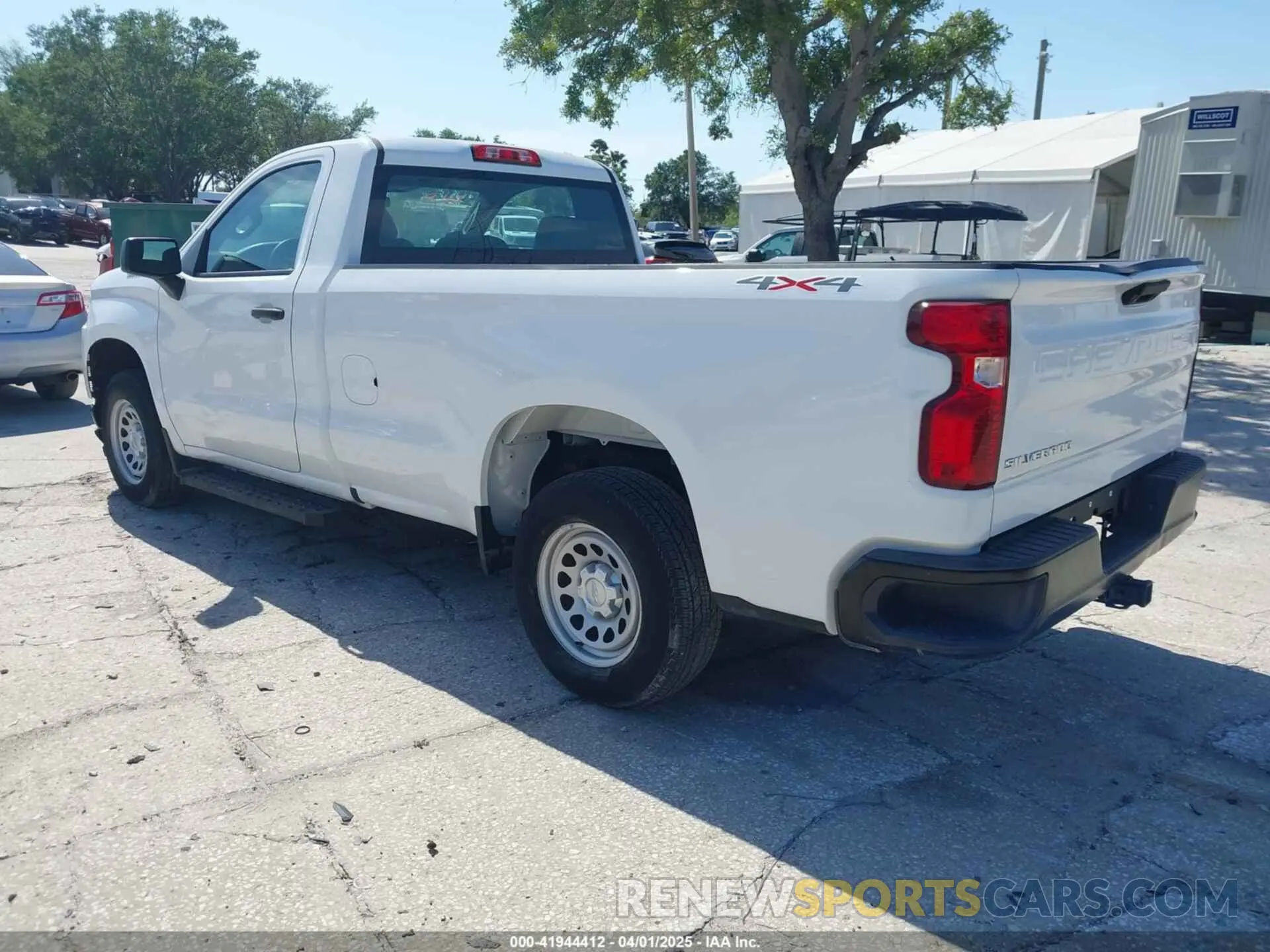 3 fotografías del automóvil dañado 3GCNYAEH1MG295419 CHEVROLET SILVERADO 1500 2021