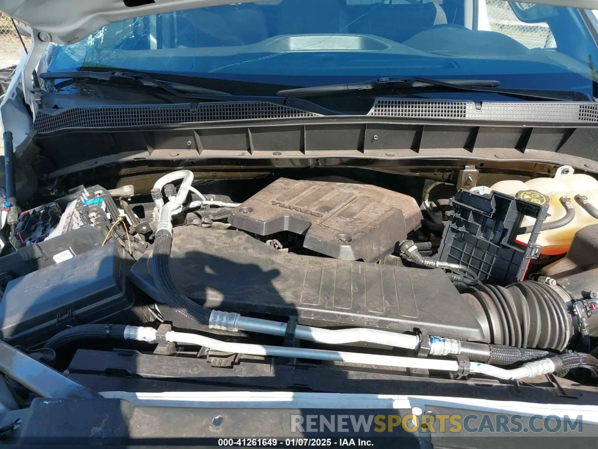 10 fotografías del automóvil dañado 3GCNYAEK5MG393641 CHEVROLET SILVERADO 1500 2021