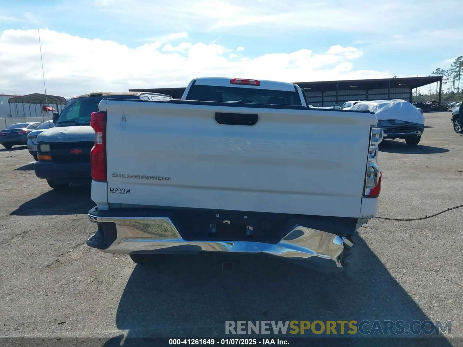16 fotografías del automóvil dañado 3GCNYAEK5MG393641 CHEVROLET SILVERADO 1500 2021