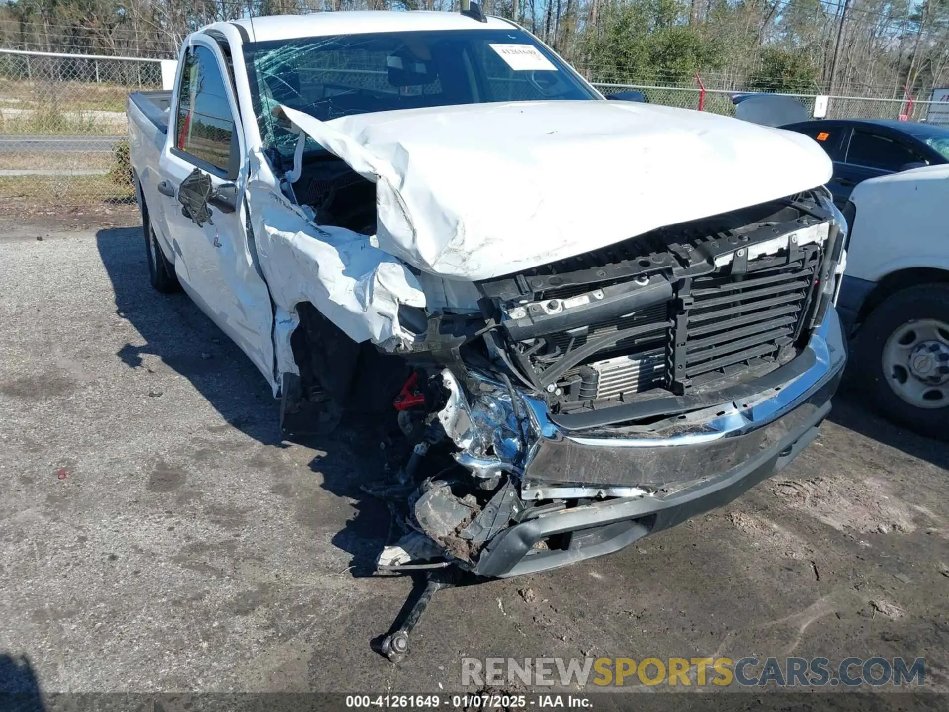 6 fotografías del automóvil dañado 3GCNYAEK5MG393641 CHEVROLET SILVERADO 1500 2021