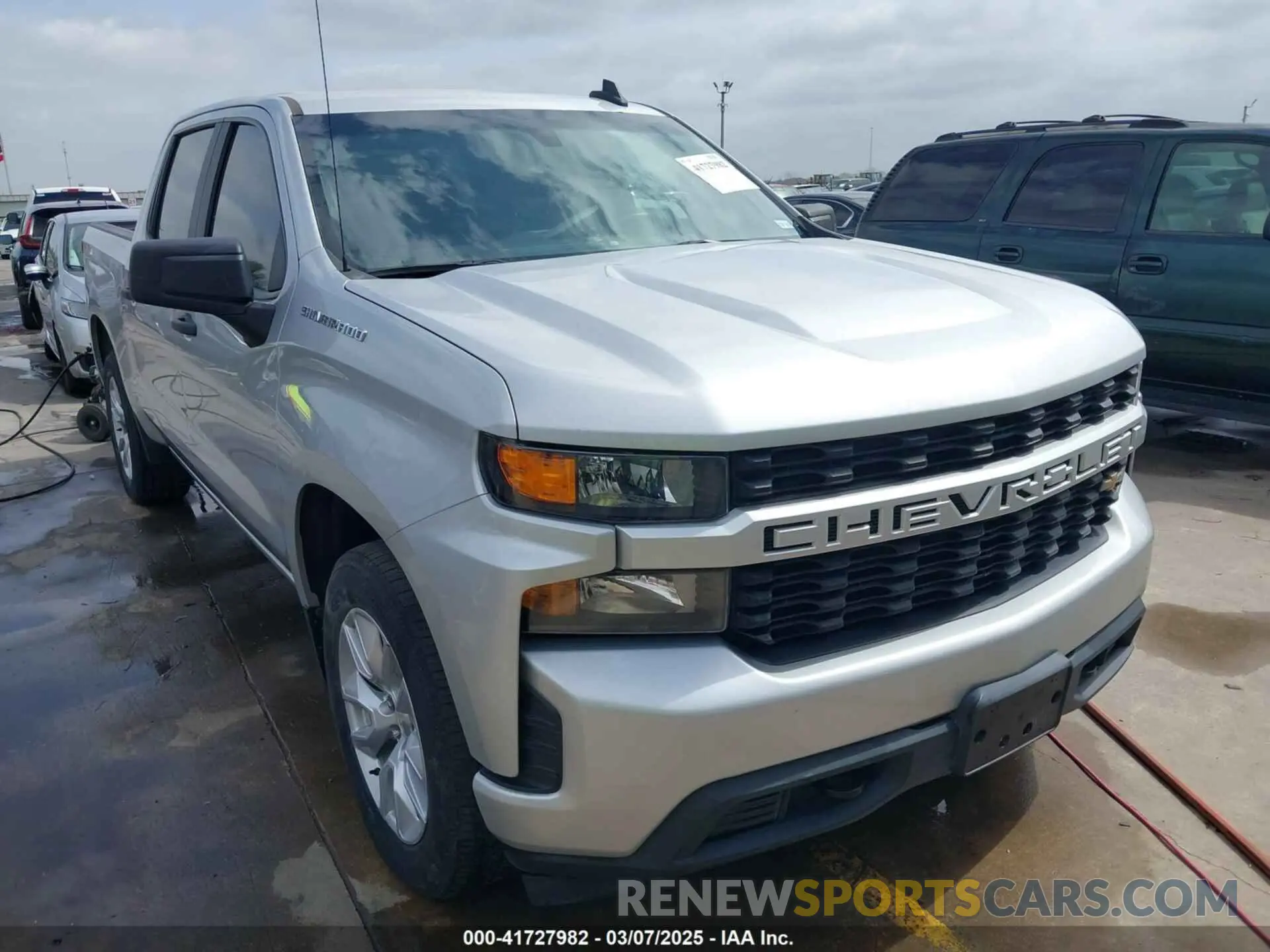 1 fotografías del automóvil dañado 3GCPWBEH7MG128776 CHEVROLET SILVERADO 1500 2021