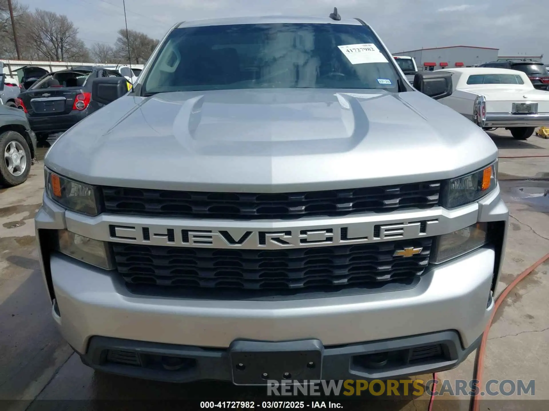 12 fotografías del automóvil dañado 3GCPWBEH7MG128776 CHEVROLET SILVERADO 1500 2021