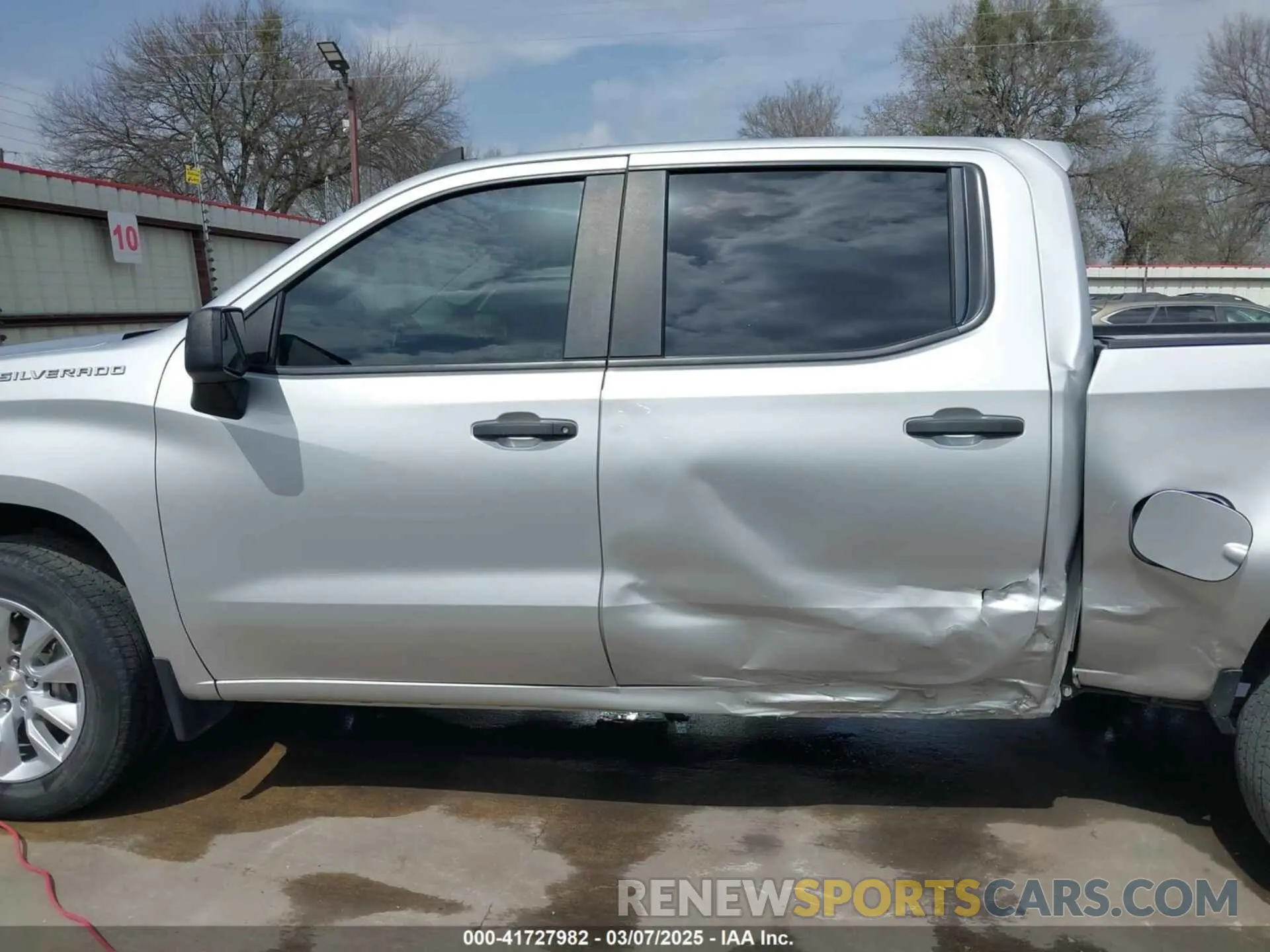 14 fotografías del automóvil dañado 3GCPWBEH7MG128776 CHEVROLET SILVERADO 1500 2021