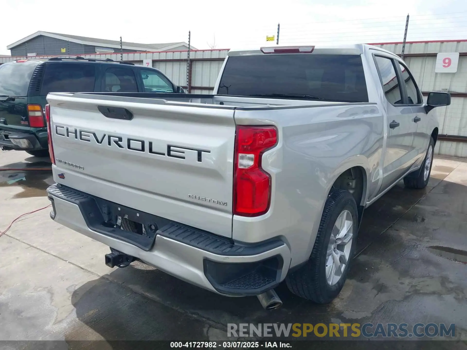 4 fotografías del automóvil dañado 3GCPWBEH7MG128776 CHEVROLET SILVERADO 1500 2021