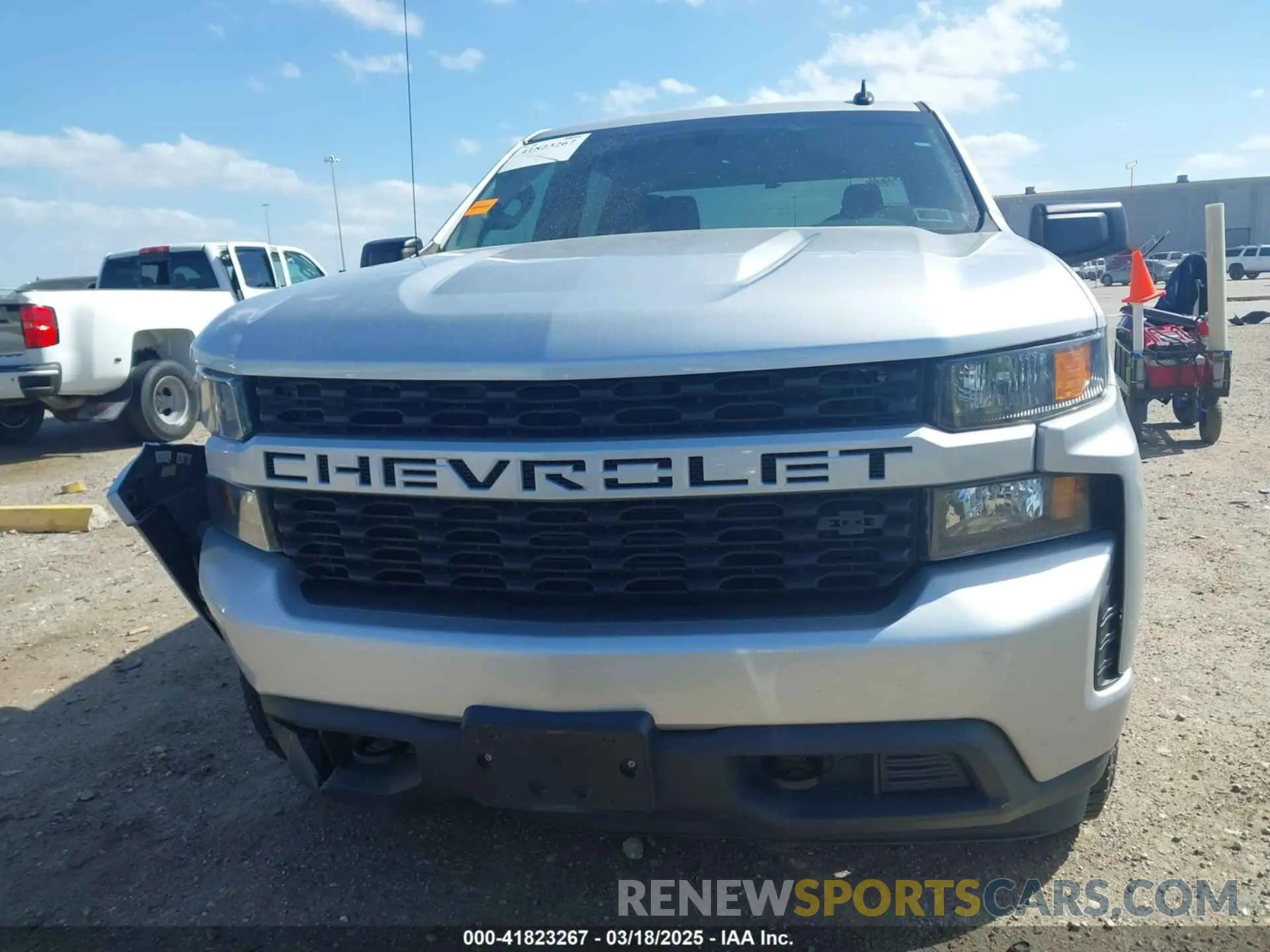 13 fotografías del automóvil dañado 3GCPWBEK2MG236413 CHEVROLET SILVERADO 1500 2021