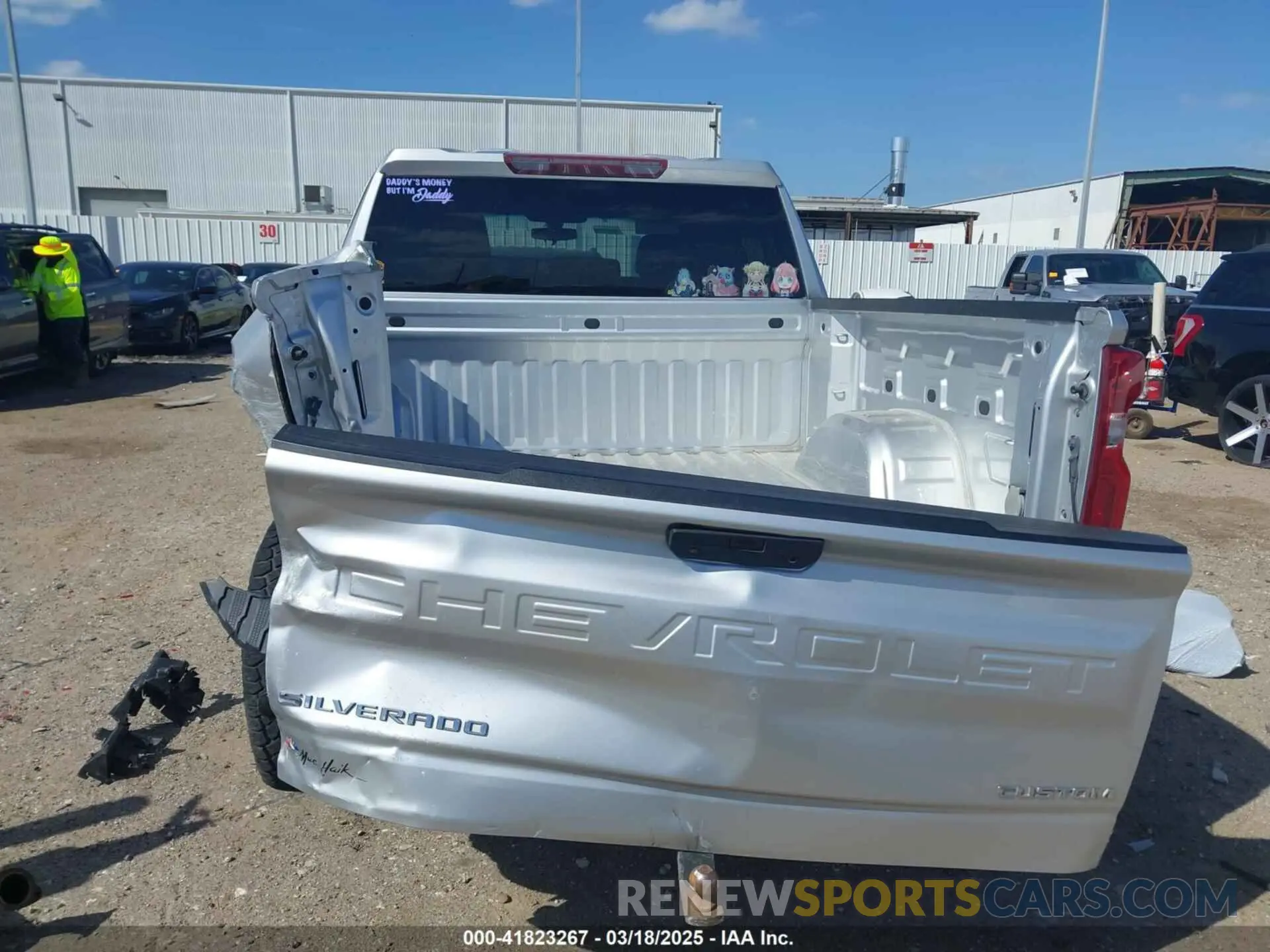 17 fotografías del automóvil dañado 3GCPWBEK2MG236413 CHEVROLET SILVERADO 1500 2021