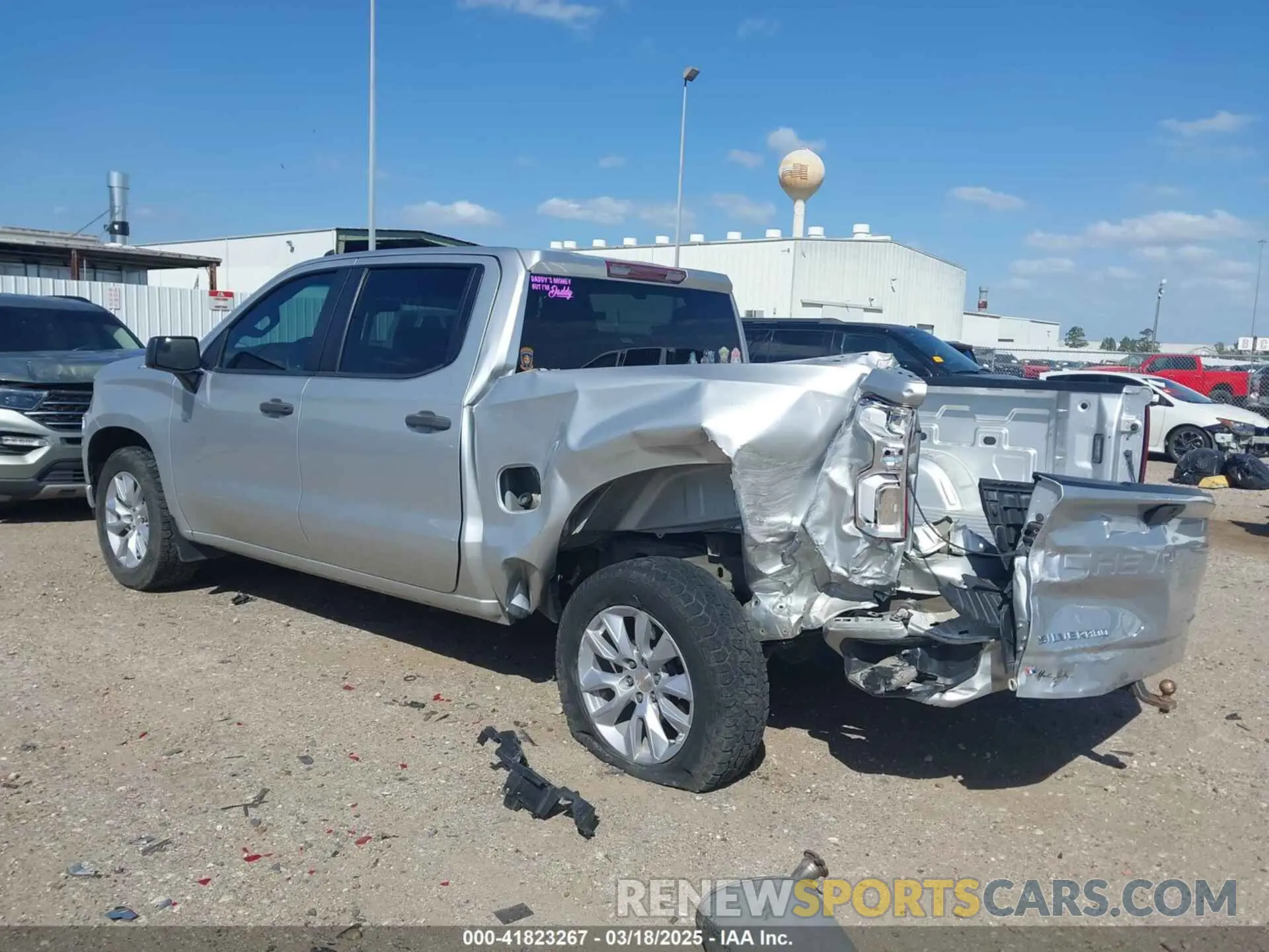 3 fotografías del automóvil dañado 3GCPWBEK2MG236413 CHEVROLET SILVERADO 1500 2021