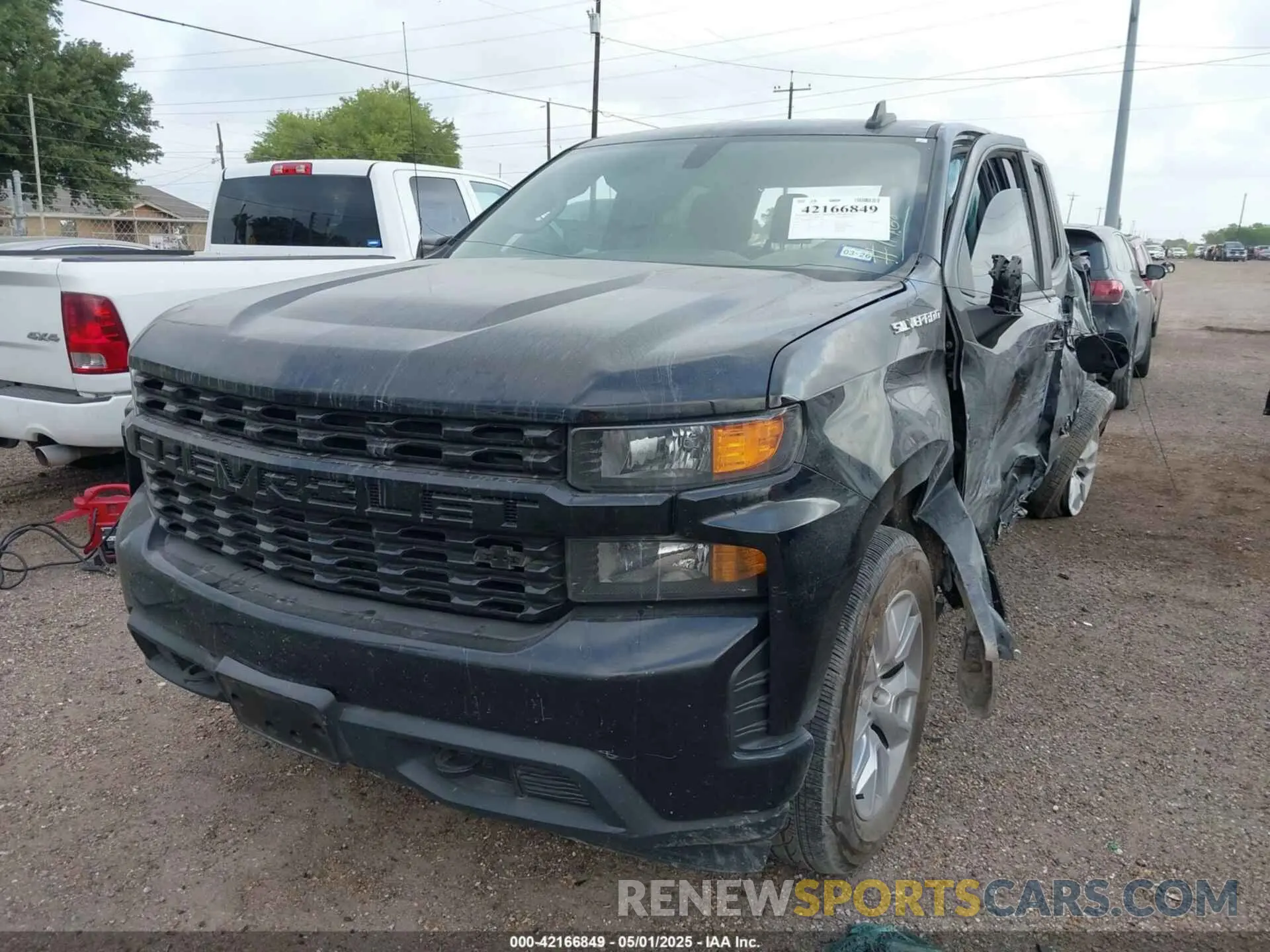 2 fotografías del automóvil dañado 3GCPWBEK3MG297088 CHEVROLET SILVERADO 1500 2021