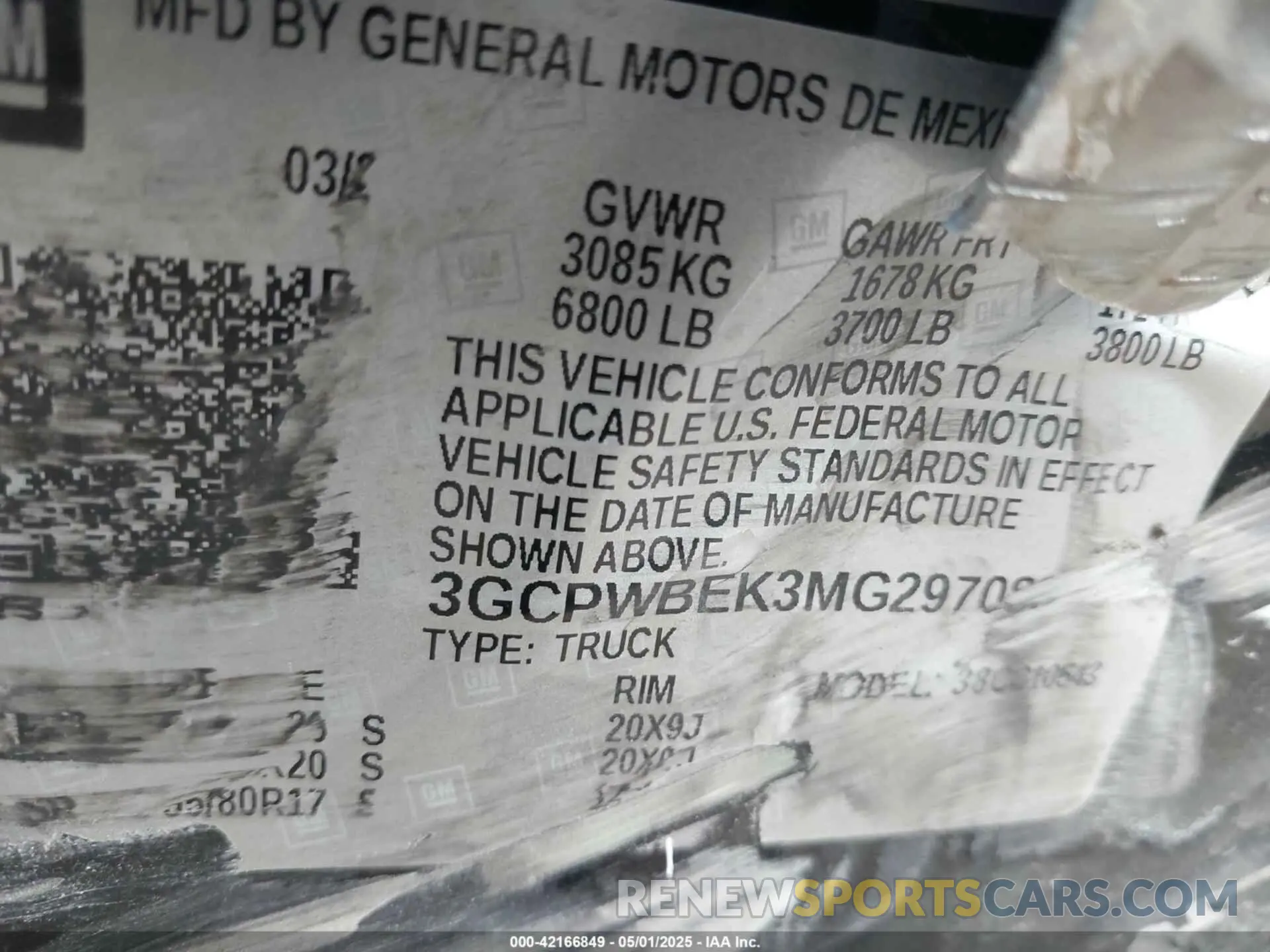 9 fotografías del automóvil dañado 3GCPWBEK3MG297088 CHEVROLET SILVERADO 1500 2021