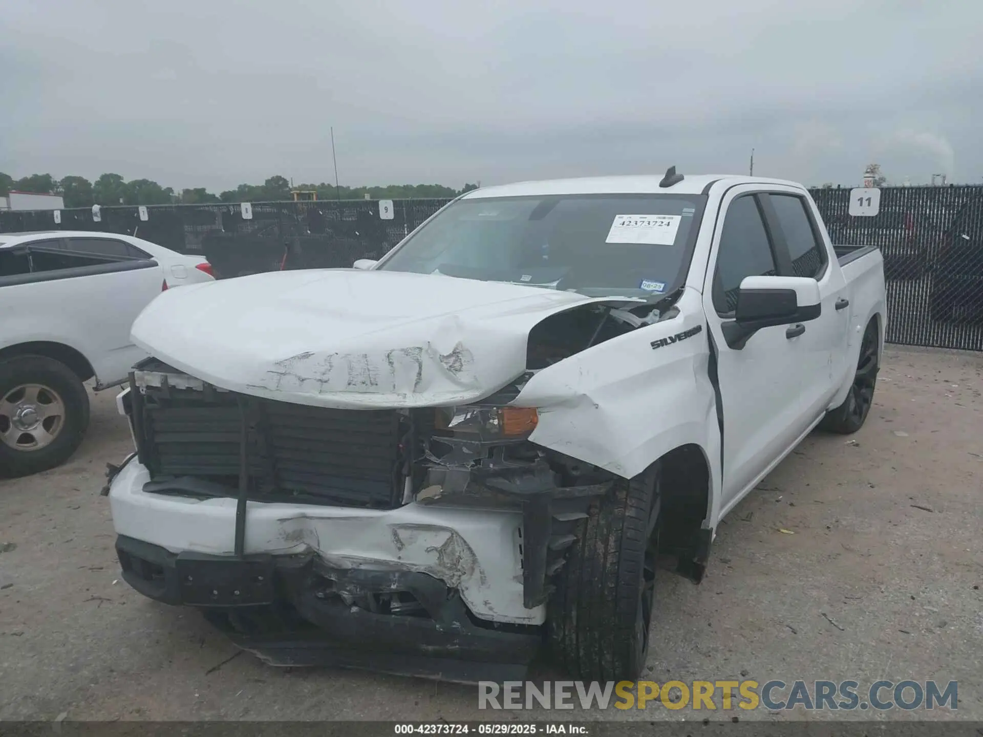 2 fotografías del automóvil dañado 3GCPWBEK9MG102403 CHEVROLET SILVERADO 1500 2021