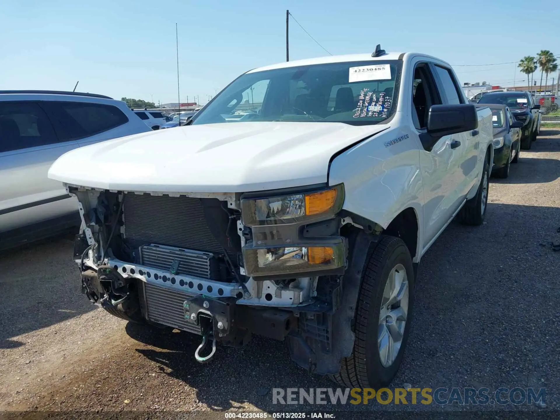 2 fotografías del automóvil dañado 3GCPWBEKXMG315490 CHEVROLET SILVERADO 1500 2021