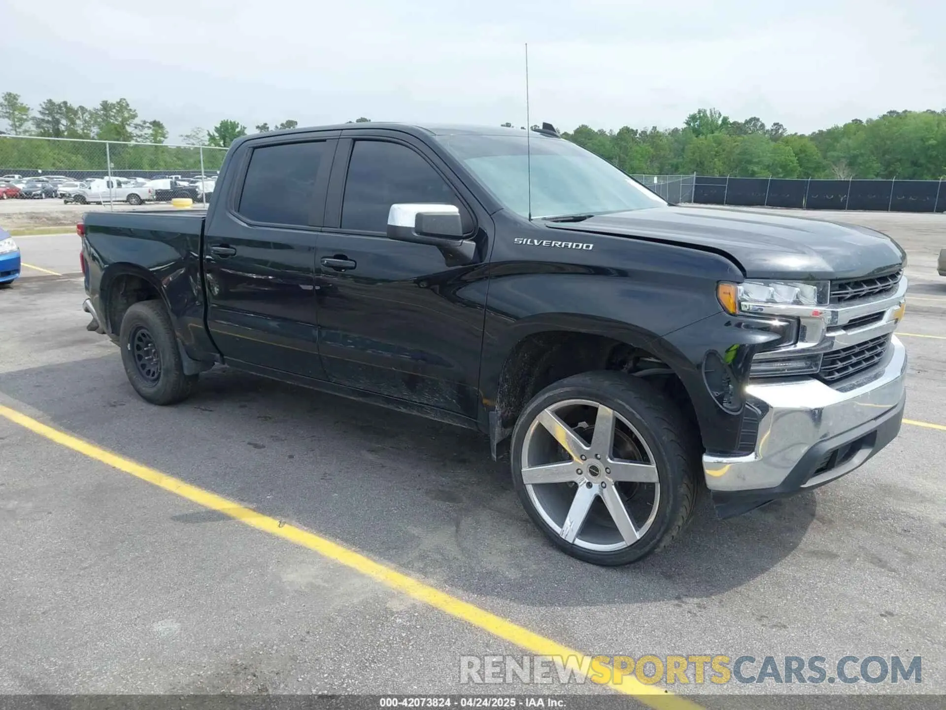 1 fotografías del automóvil dañado 3GCPWCED3MG343252 CHEVROLET SILVERADO 1500 2021