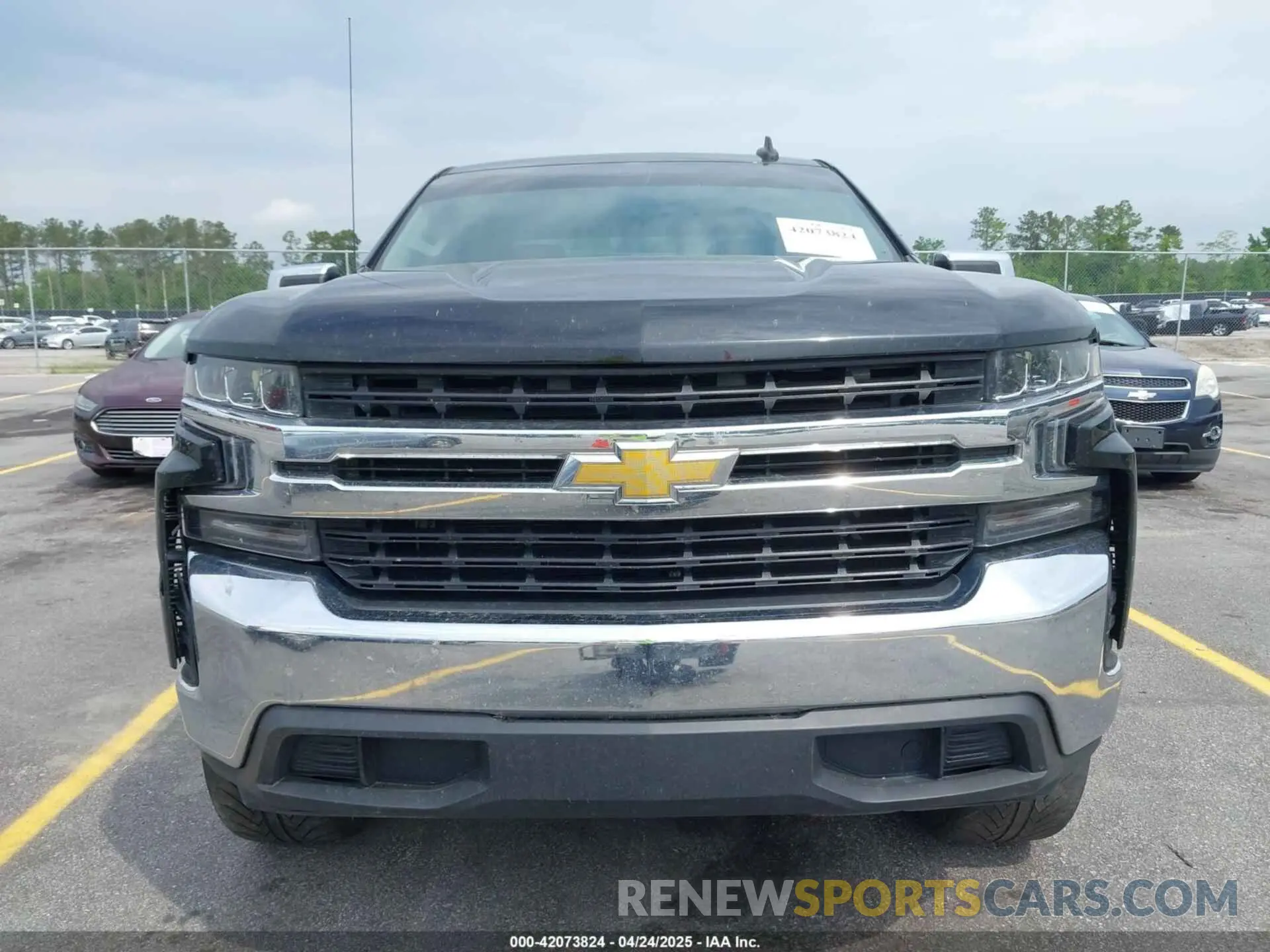 12 fotografías del automóvil dañado 3GCPWCED3MG343252 CHEVROLET SILVERADO 1500 2021