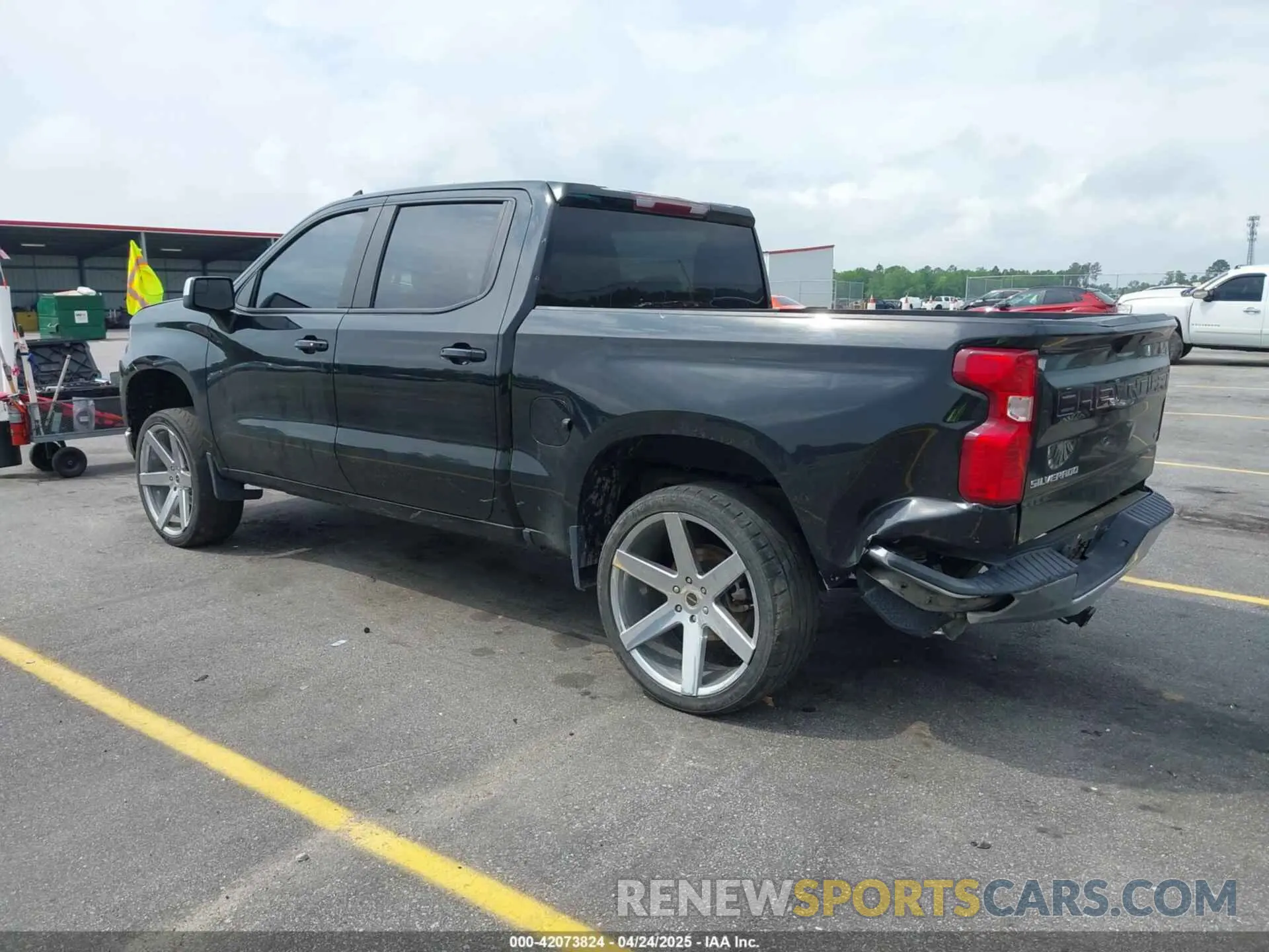 3 fotografías del automóvil dañado 3GCPWCED3MG343252 CHEVROLET SILVERADO 1500 2021