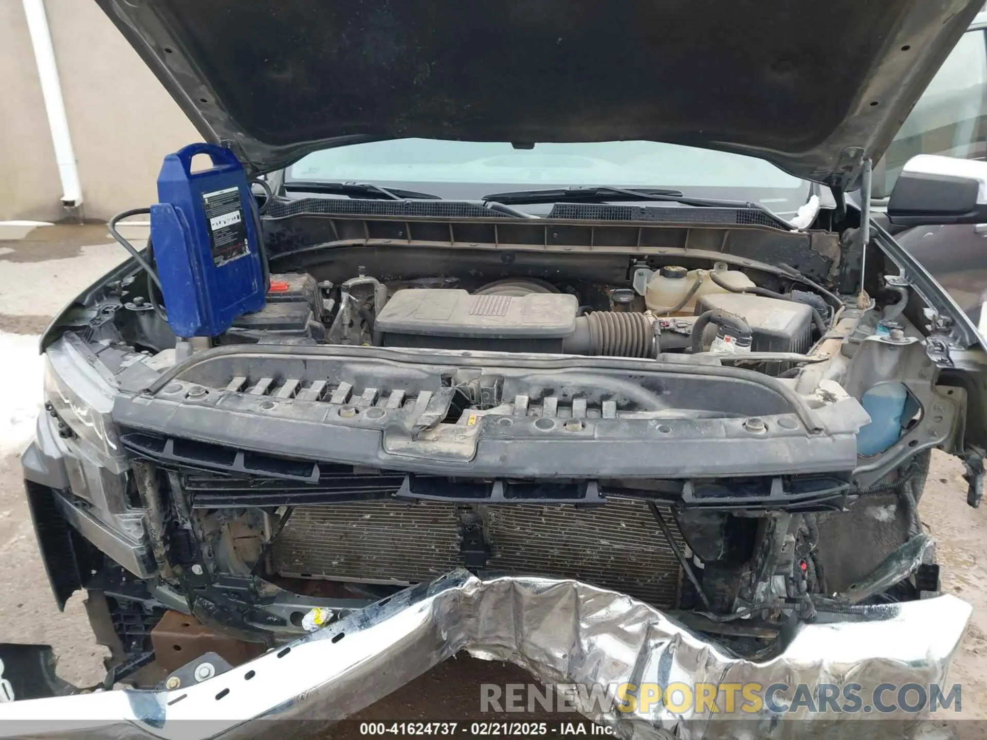 10 fotografías del automóvil dañado 3GCPWCED8MG186057 CHEVROLET SILVERADO 1500 2021