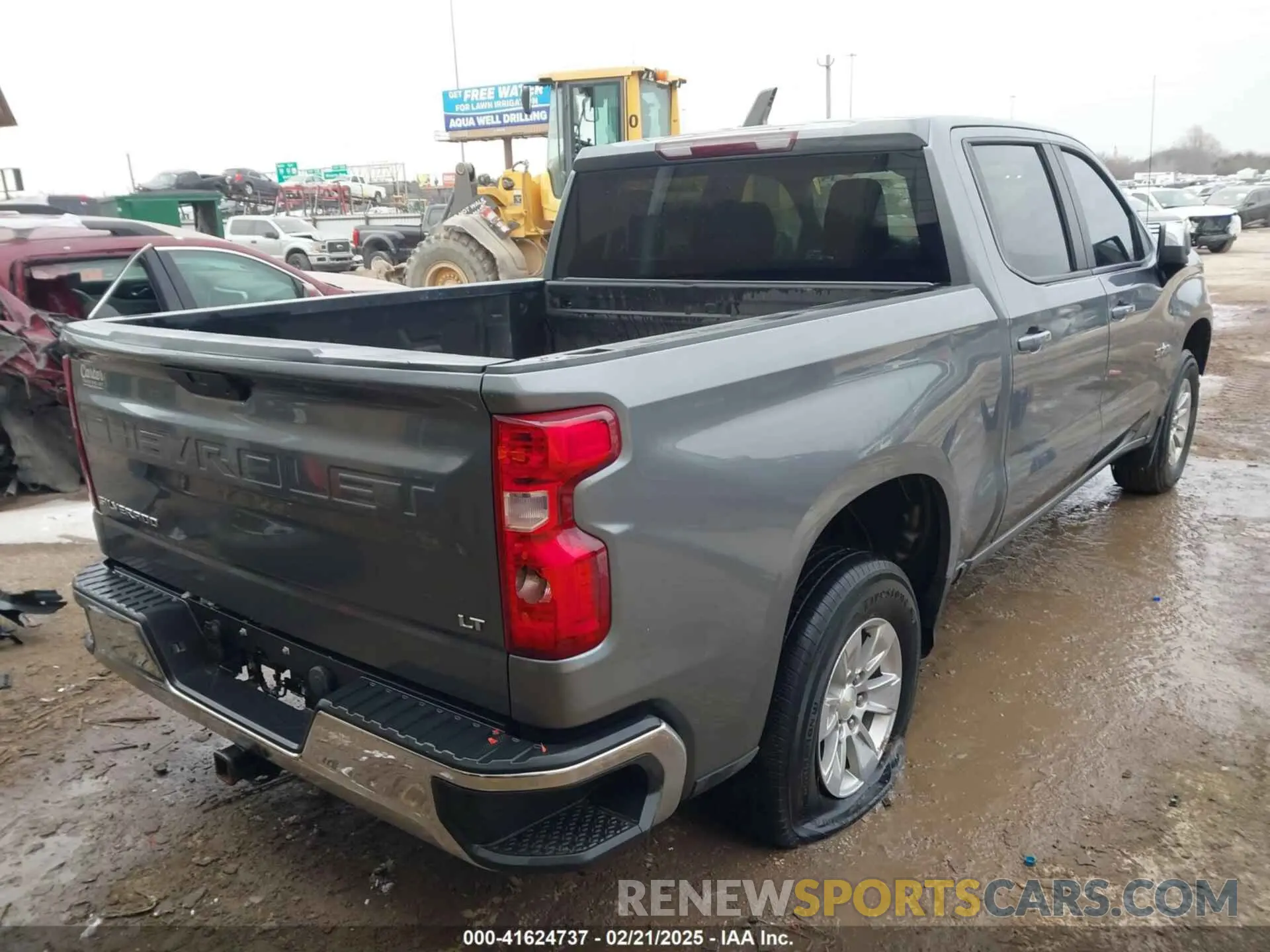 4 fotografías del automóvil dañado 3GCPWCED8MG186057 CHEVROLET SILVERADO 1500 2021