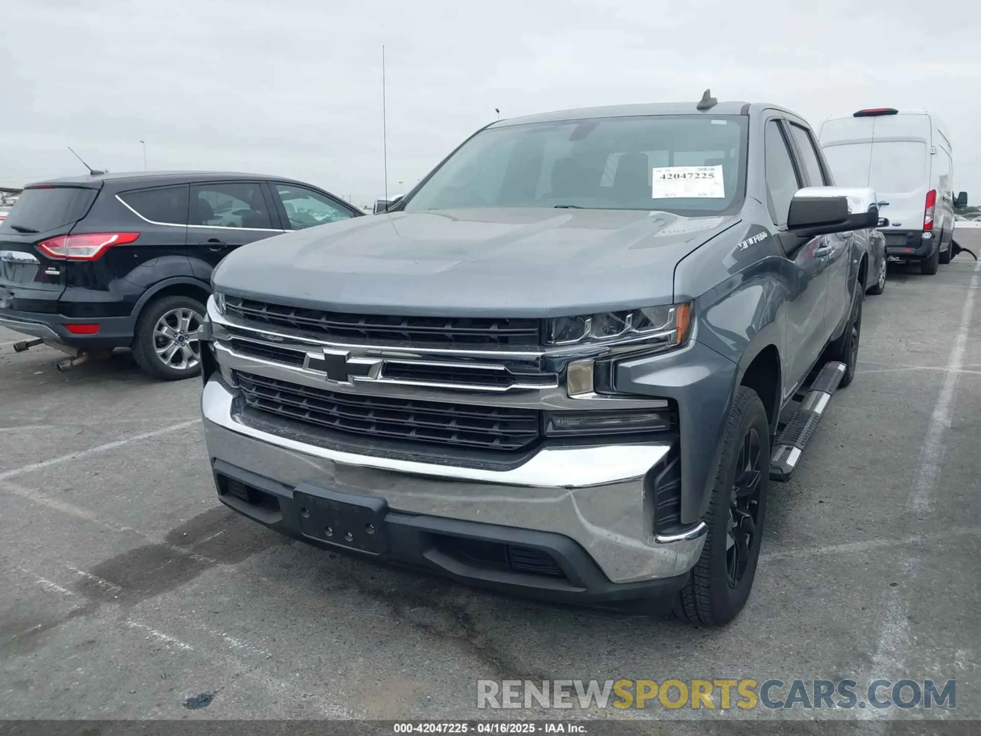 6 fotografías del automóvil dañado 3GCPWCED8MG227304 CHEVROLET SILVERADO 1500 2021