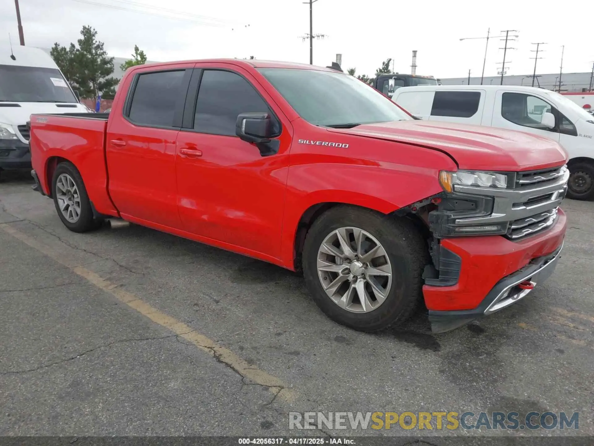 1 fotografías del automóvil dañado 3GCPWCED8MG250145 CHEVROLET SILVERADO 1500 2021