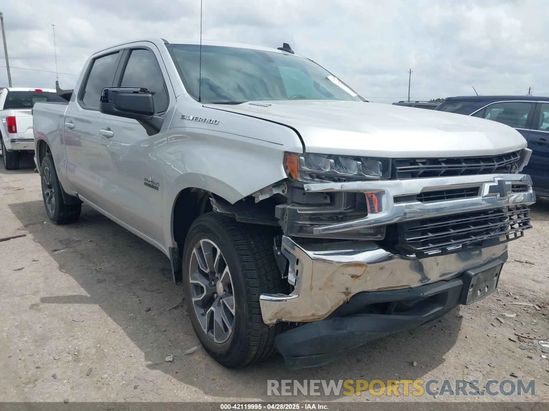 1 fotografías del automóvil dañado 3GCPWCET8MG104061 CHEVROLET SILVERADO 1500 2021