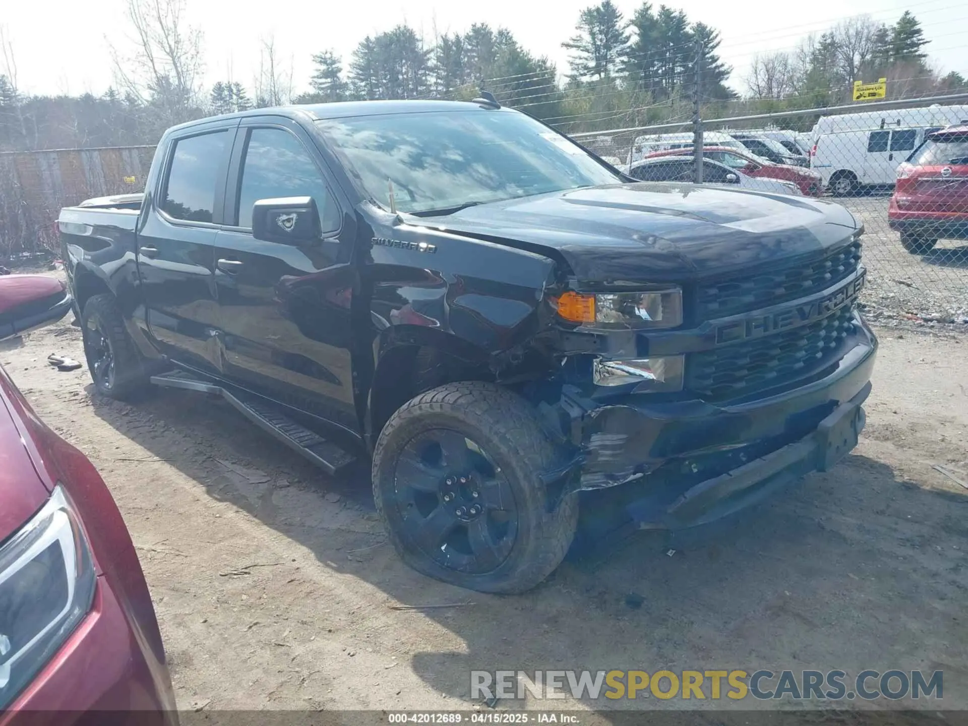 1 fotografías del automóvil dañado 3GCPYBEH9MG172952 CHEVROLET SILVERADO 1500 2021