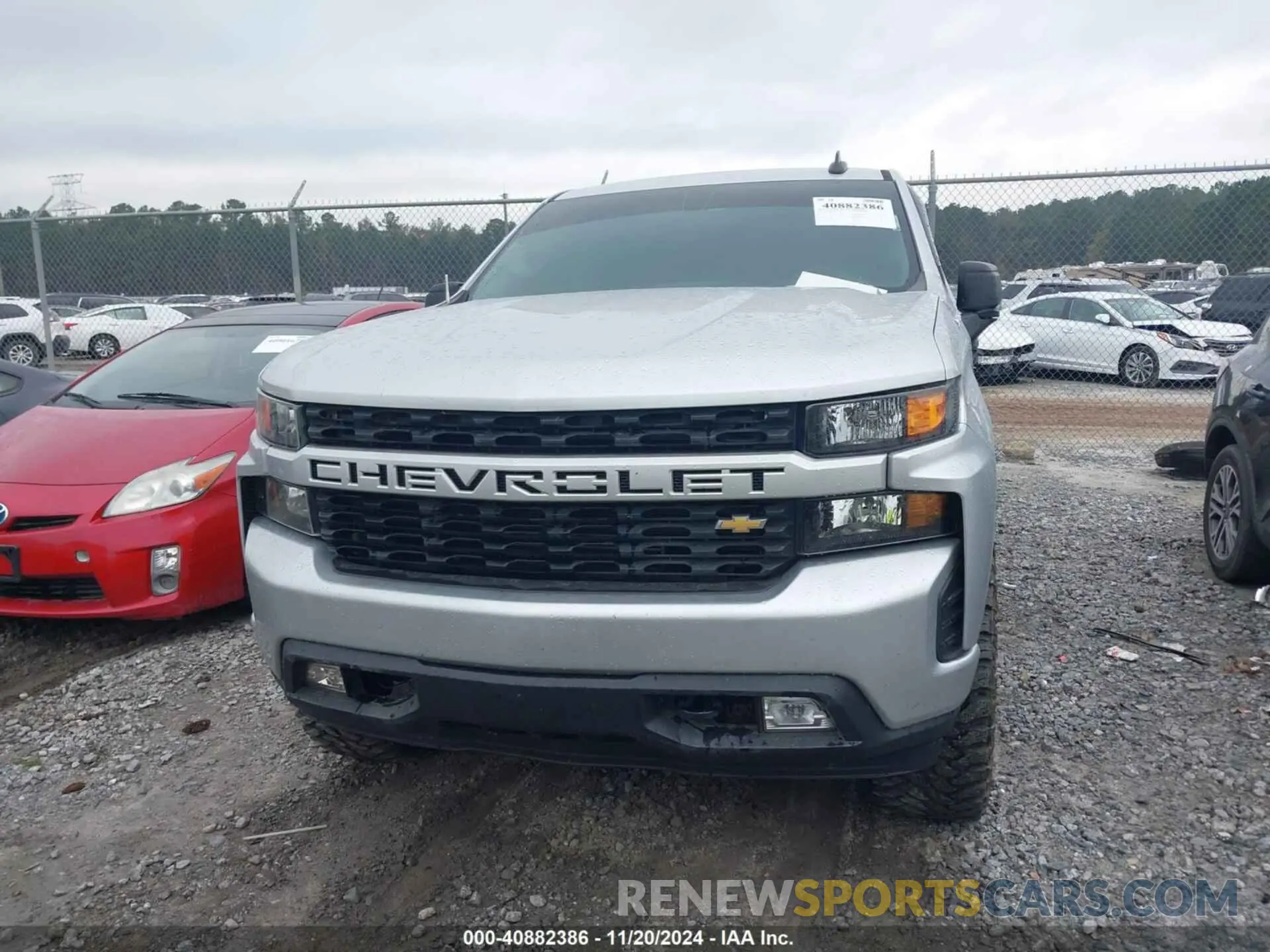 12 fotografías del automóvil dañado 3GCPYBEK5MG162138 CHEVROLET SILVERADO 1500 2021