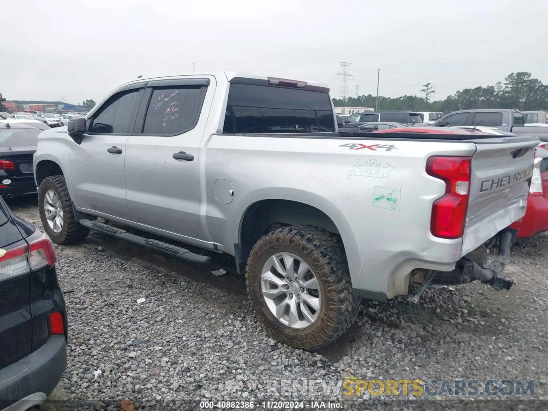14 fotografías del automóvil dañado 3GCPYBEK5MG162138 CHEVROLET SILVERADO 1500 2021
