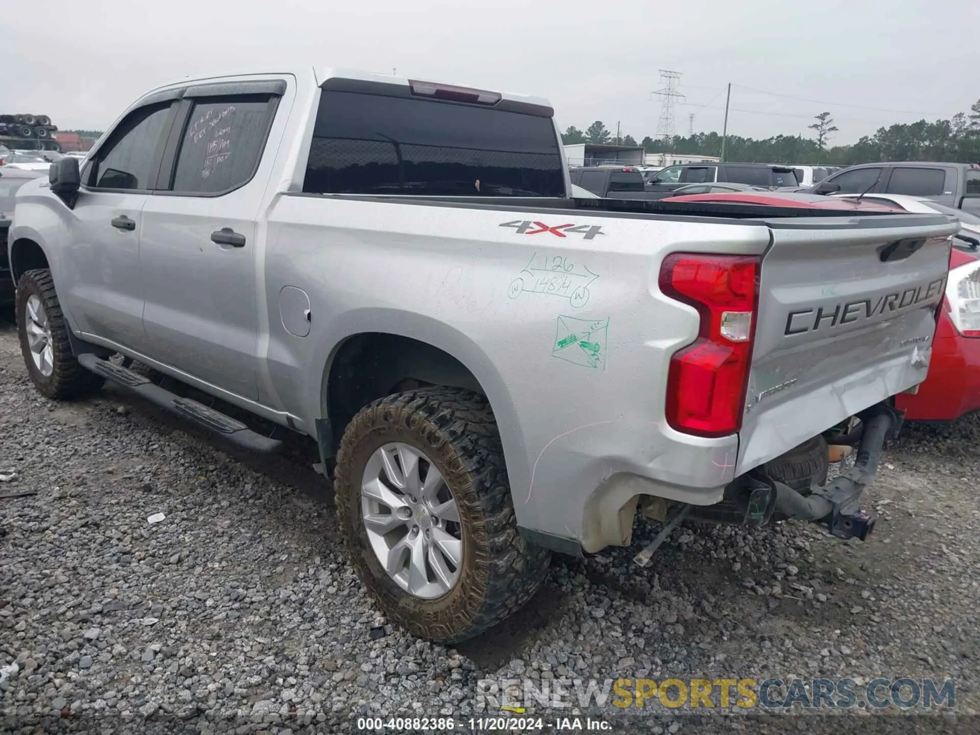 3 fotografías del automóvil dañado 3GCPYBEK5MG162138 CHEVROLET SILVERADO 1500 2021