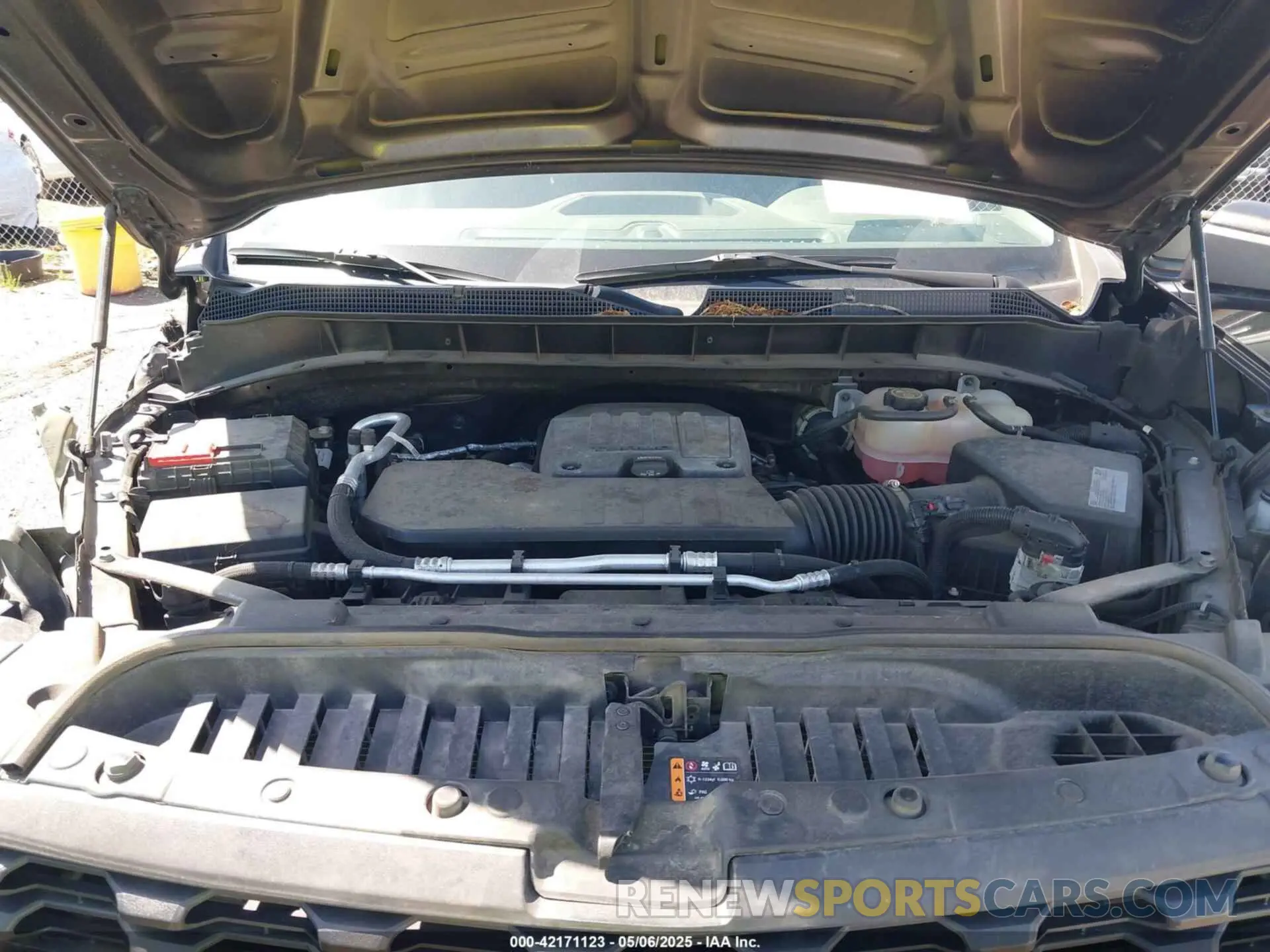 10 fotografías del automóvil dañado 3GCPYBEK5MG240529 CHEVROLET SILVERADO 1500 2021
