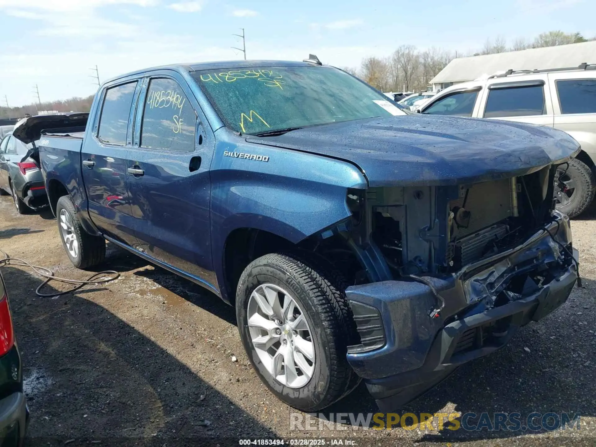 1 fotografías del automóvil dañado 3GCPYBEK7MG351373 CHEVROLET SILVERADO 1500 2021