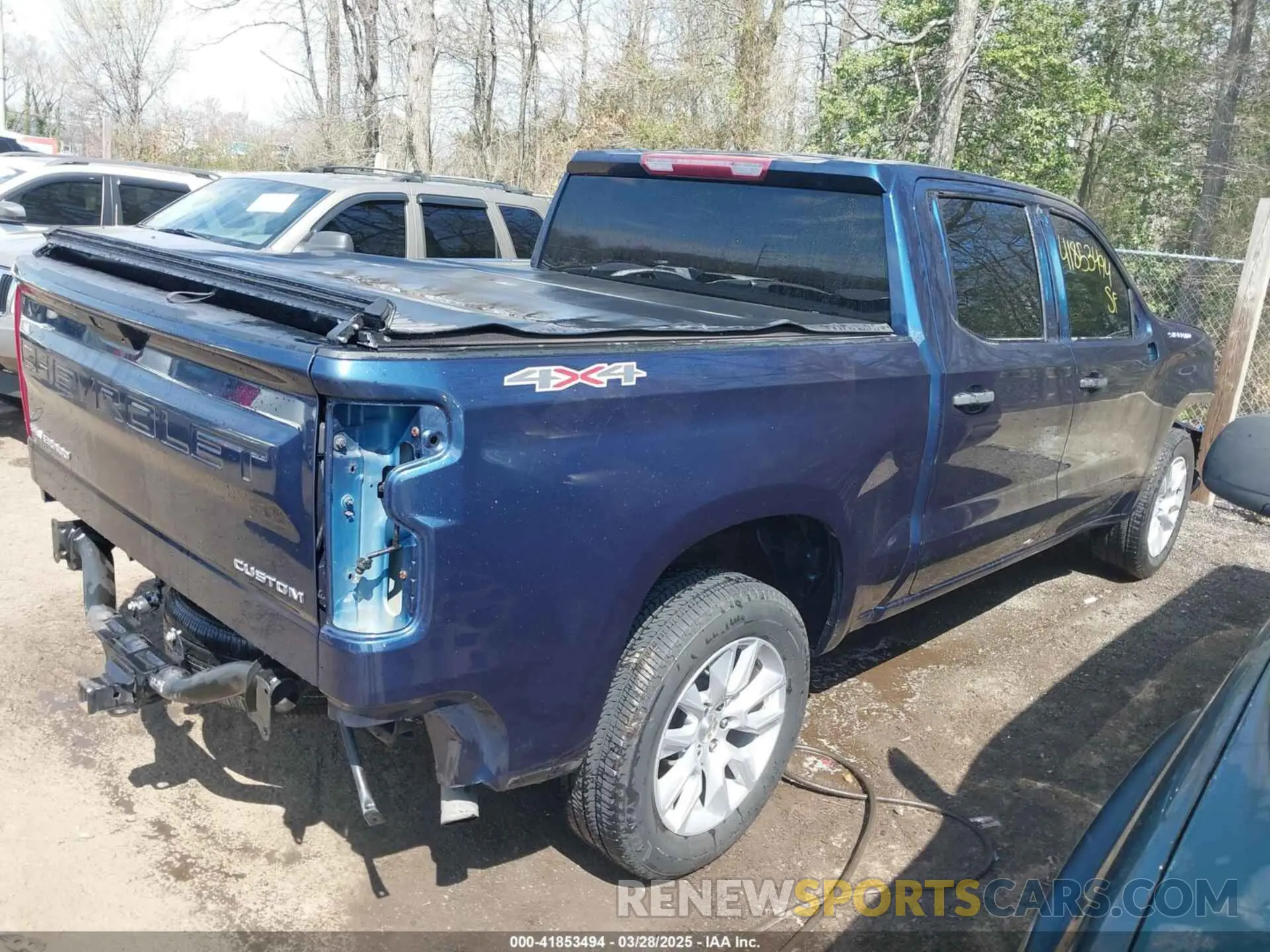 4 fotografías del automóvil dañado 3GCPYBEK7MG351373 CHEVROLET SILVERADO 1500 2021