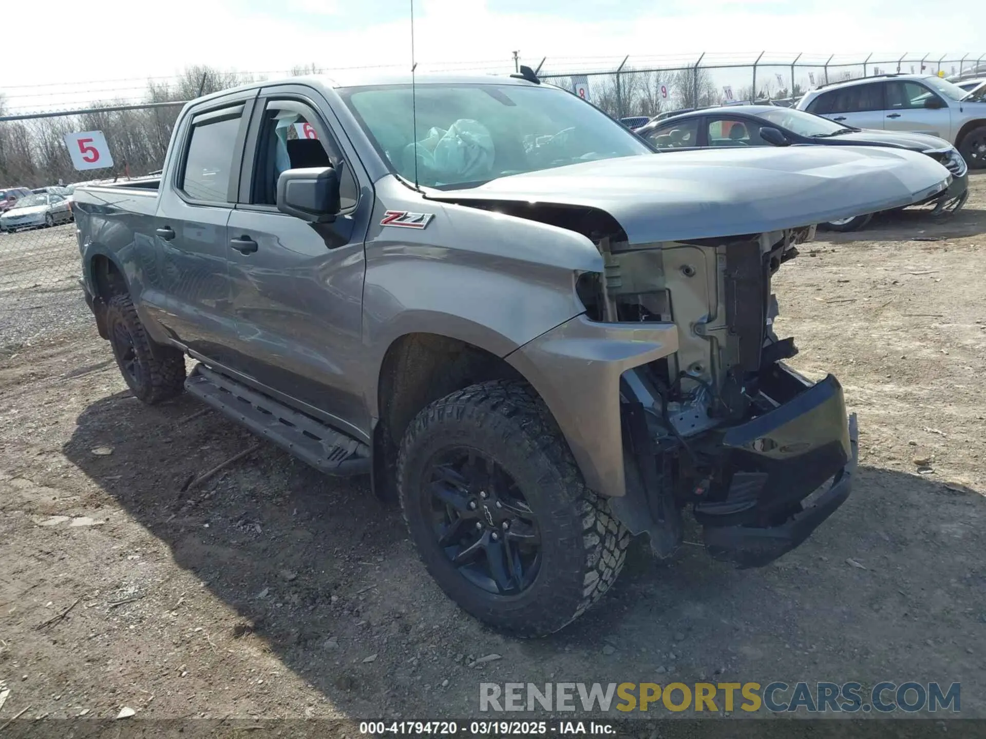 1 fotografías del automóvil dañado 3GCPYCEH9MG146079 CHEVROLET SILVERADO 1500 2021