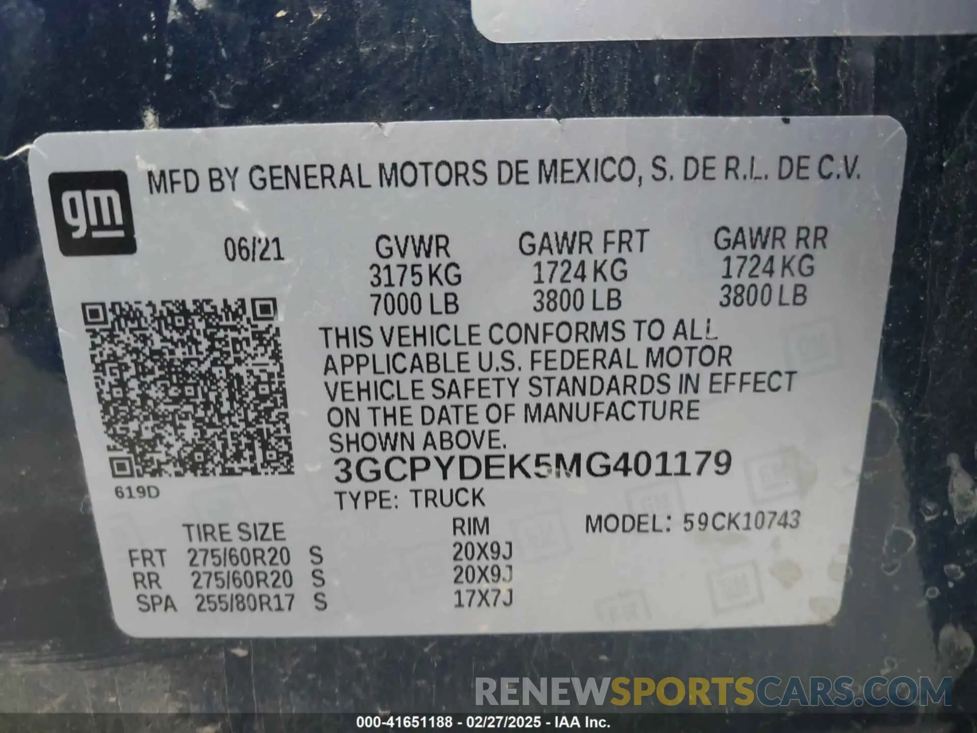 9 fotografías del automóvil dañado 3GCPYDEK5MG401179 CHEVROLET SILVERADO 1500 2021