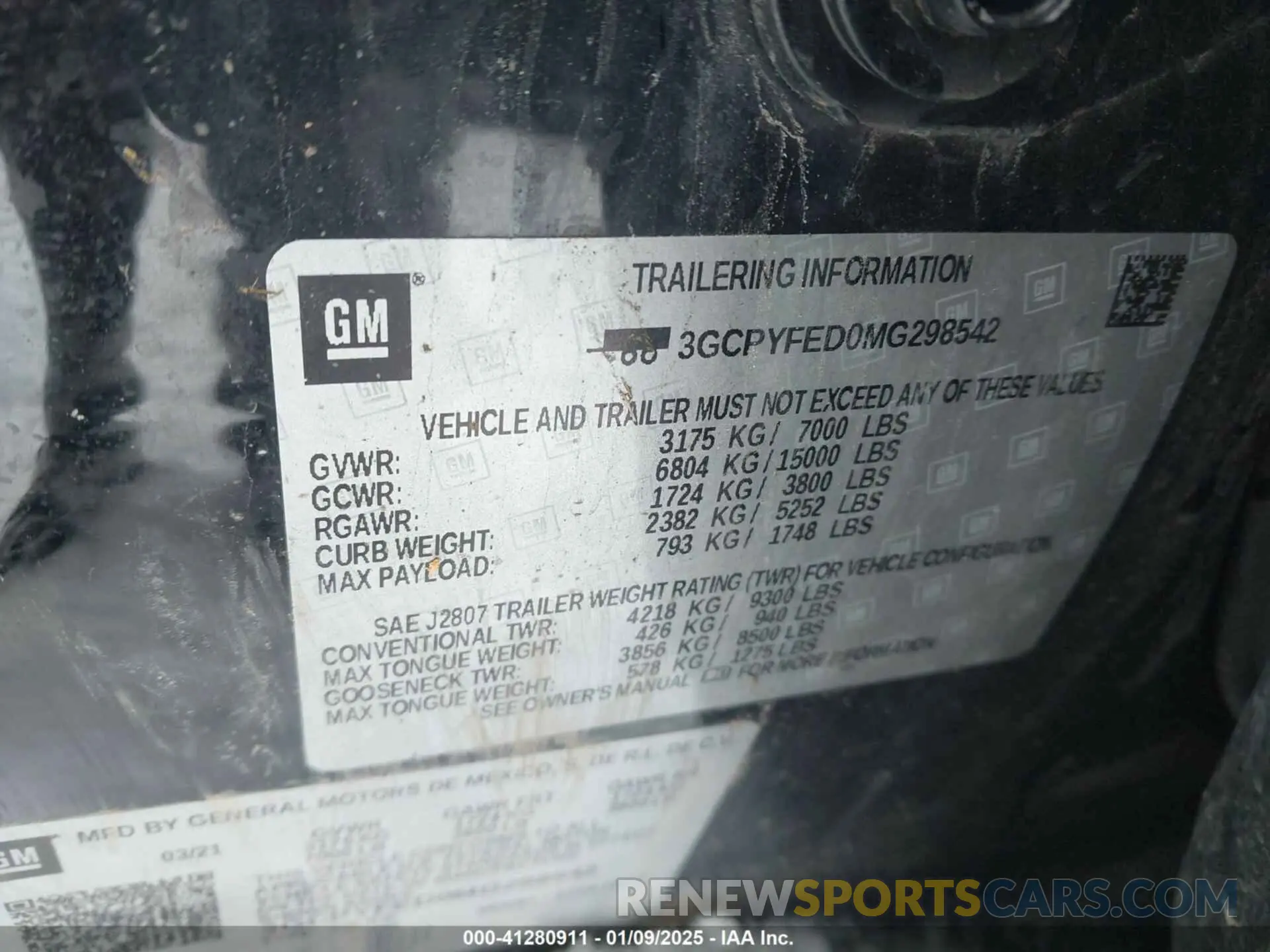 9 fotografías del automóvil dañado 3GCPYFED0MG298542 CHEVROLET SILVERADO 1500 2021