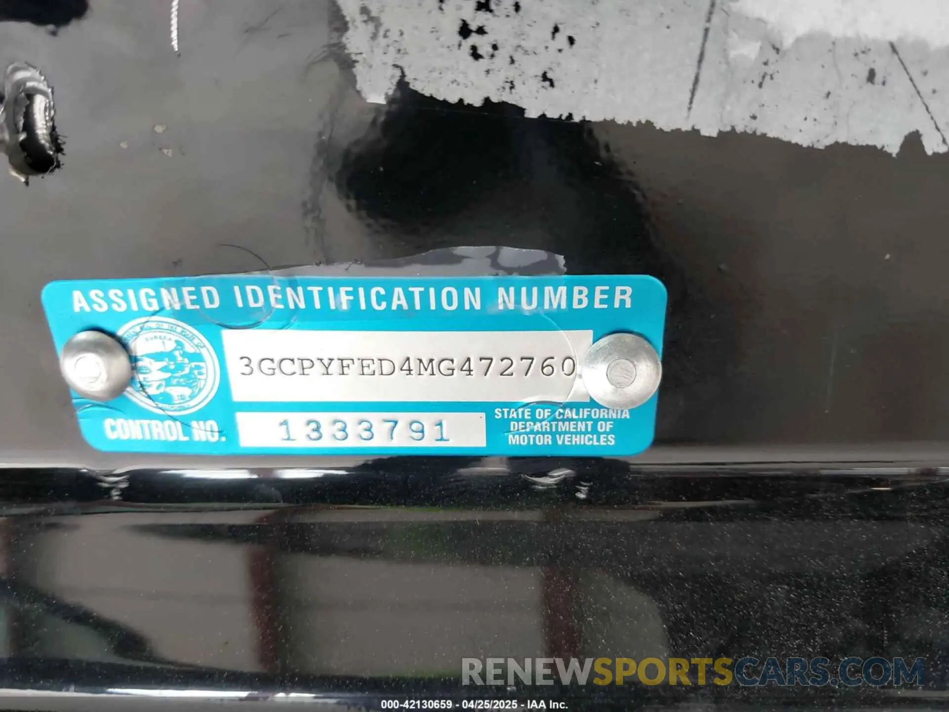 9 fotografías del automóvil dañado 3GCPYFED4MG472760 CHEVROLET SILVERADO 1500 2021