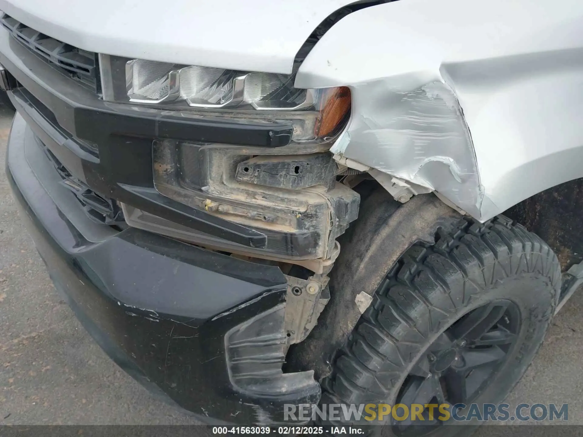 6 fotografías del automóvil dañado 3GCPYFED7MG468427 CHEVROLET SILVERADO 1500 2021