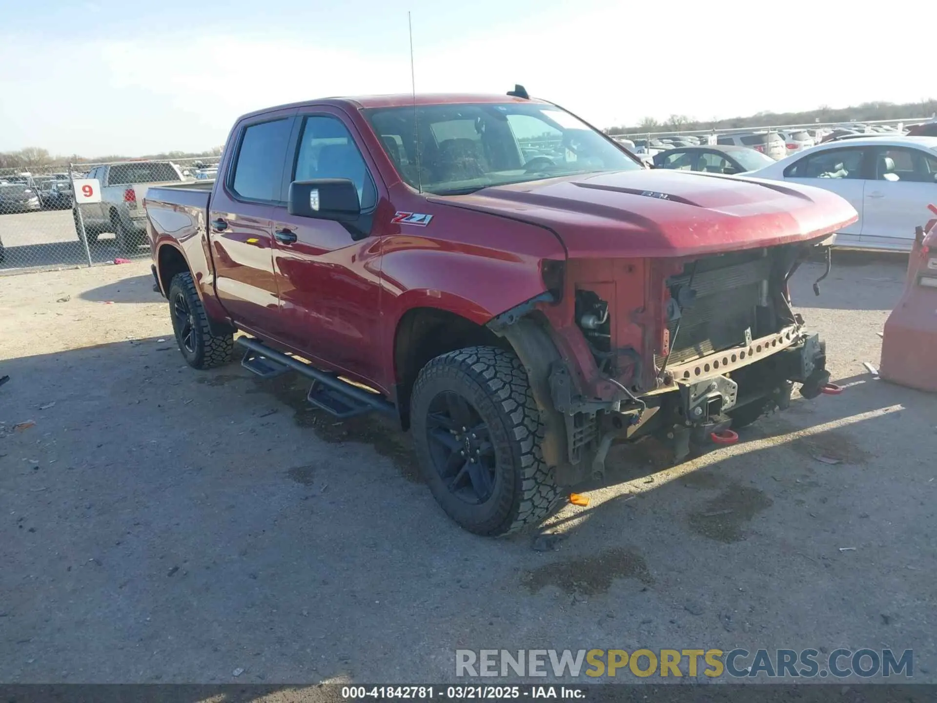 1 fotografías del automóvil dañado 3GCPYFEL0MG154044 CHEVROLET SILVERADO 1500 2021