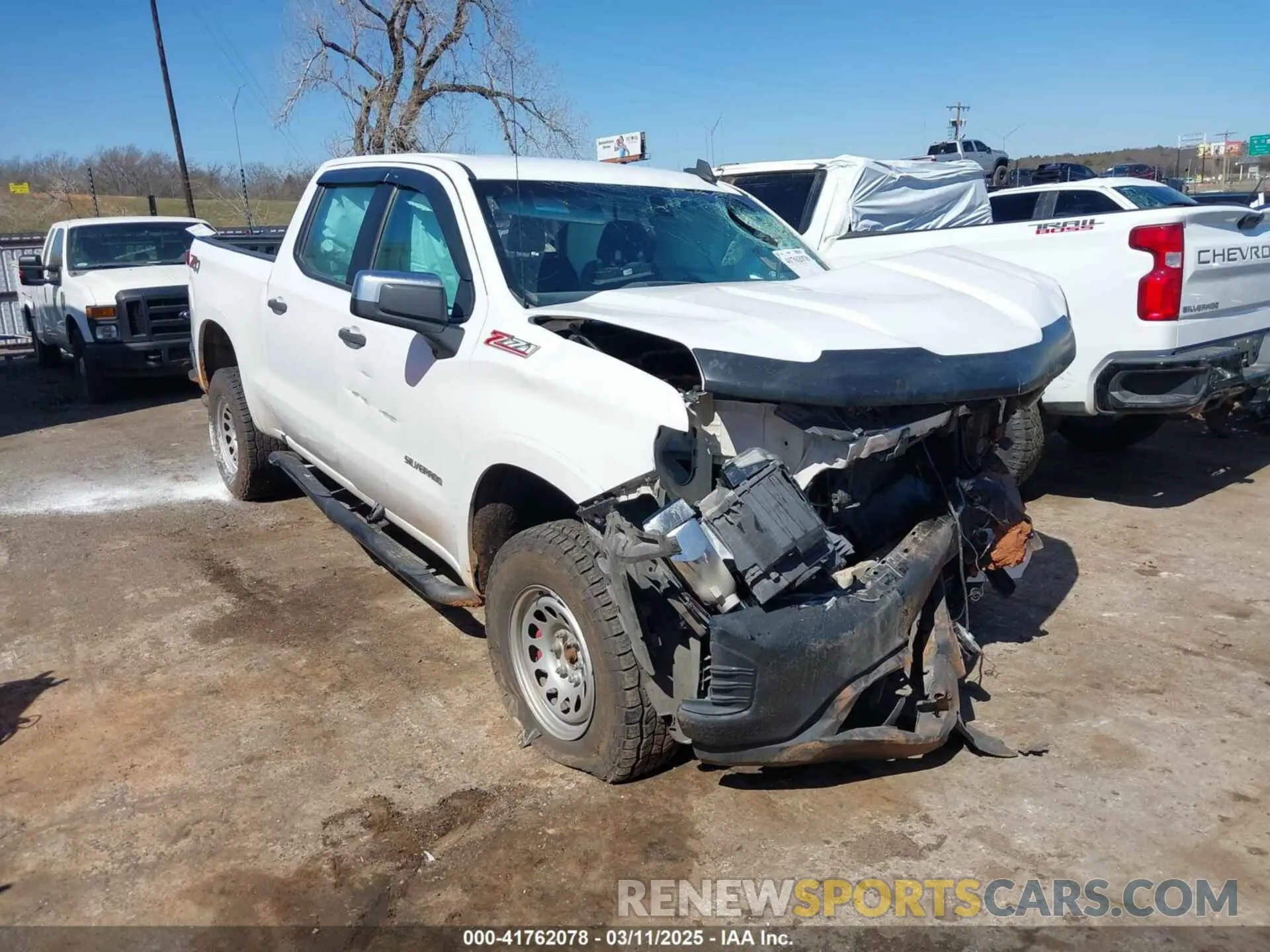 1 fotografías del automóvil dañado 3GCUYAEF0MG104602 CHEVROLET SILVERADO 1500 2021
