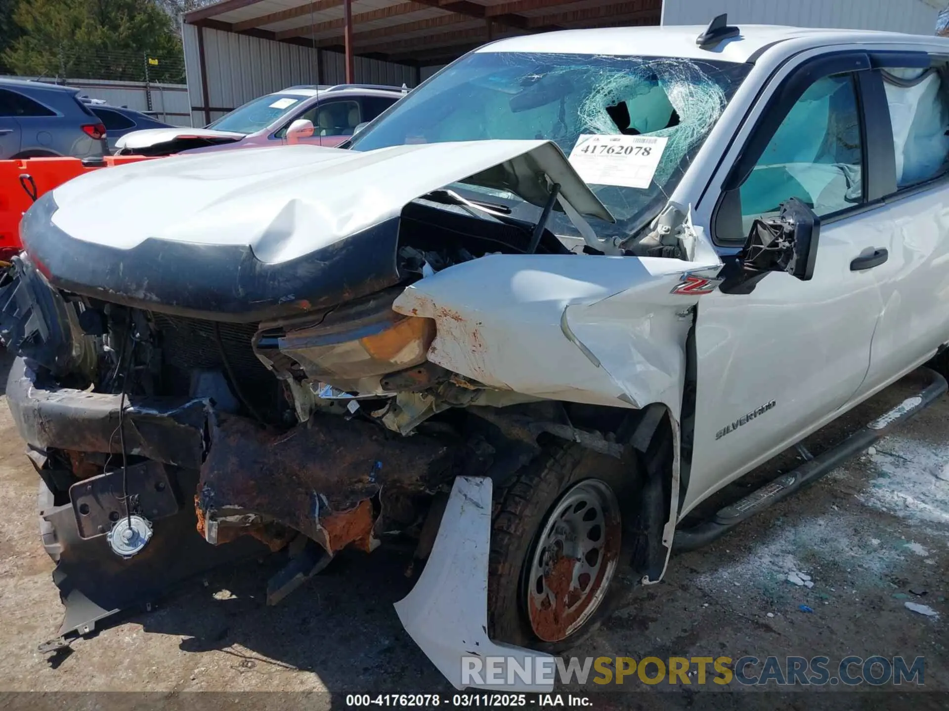 6 fotografías del automóvil dañado 3GCUYAEF0MG104602 CHEVROLET SILVERADO 1500 2021