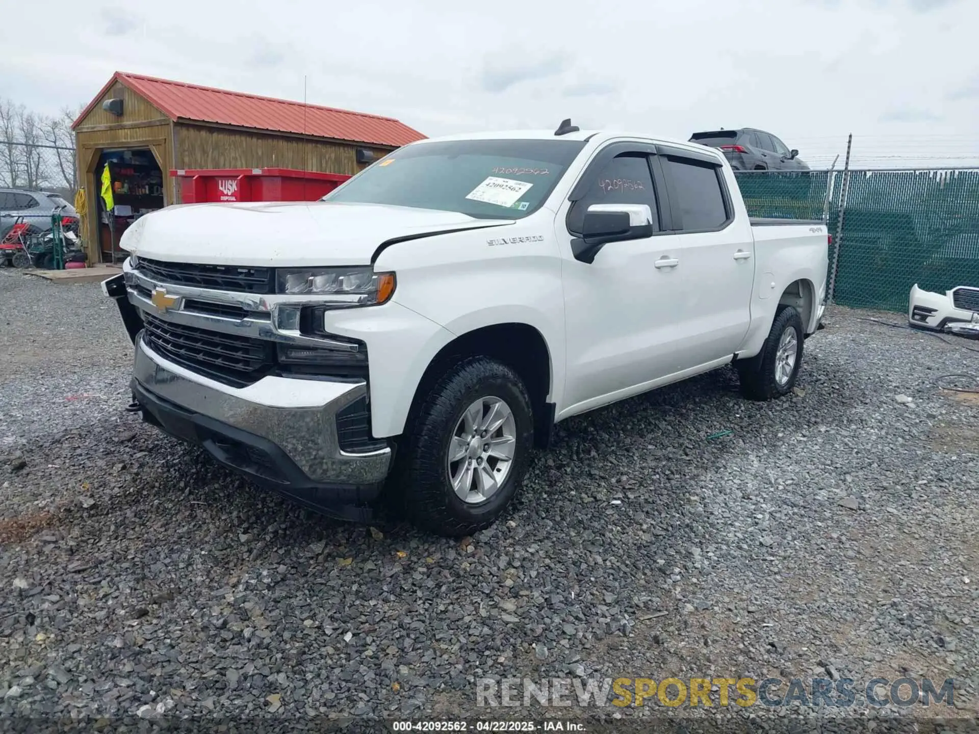 2 fotografías del automóvil dañado 3GCUYDED0MG339307 CHEVROLET SILVERADO 1500 2021