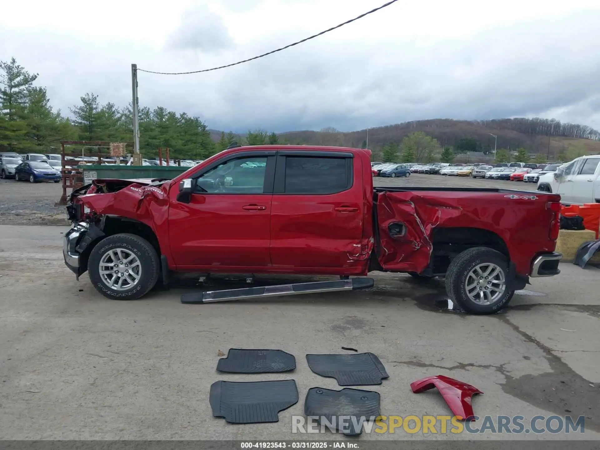 13 fotografías del automóvil dañado 3GCUYDED8MG222154 CHEVROLET SILVERADO 1500 2021