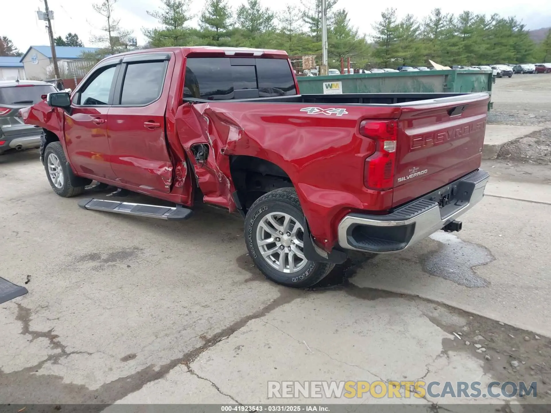 3 fotografías del automóvil dañado 3GCUYDED8MG222154 CHEVROLET SILVERADO 1500 2021