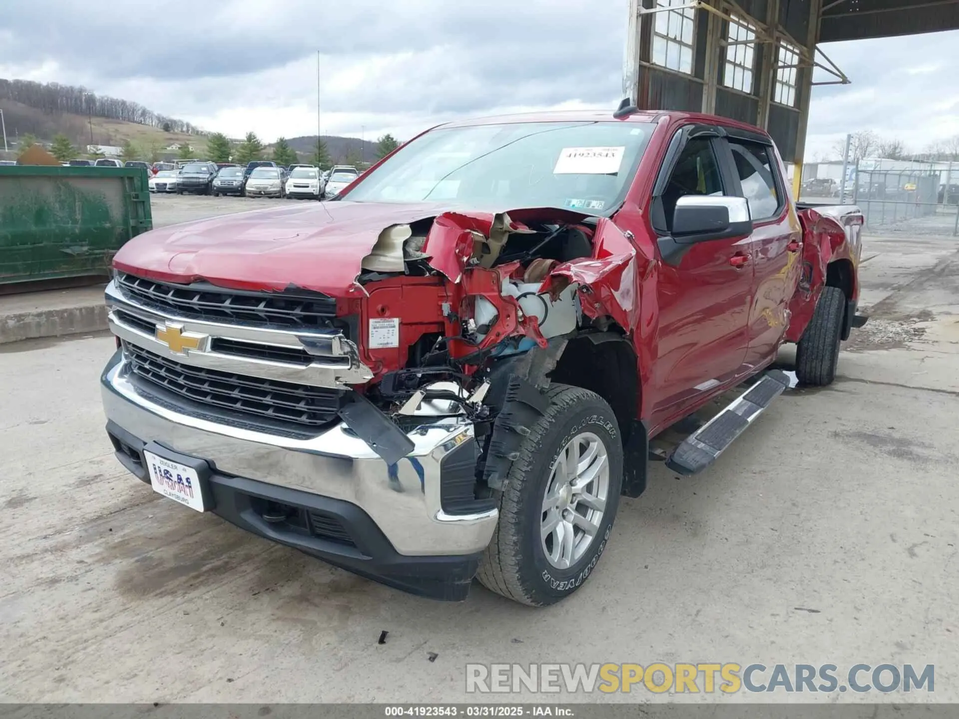 6 fotografías del automóvil dañado 3GCUYDED8MG222154 CHEVROLET SILVERADO 1500 2021