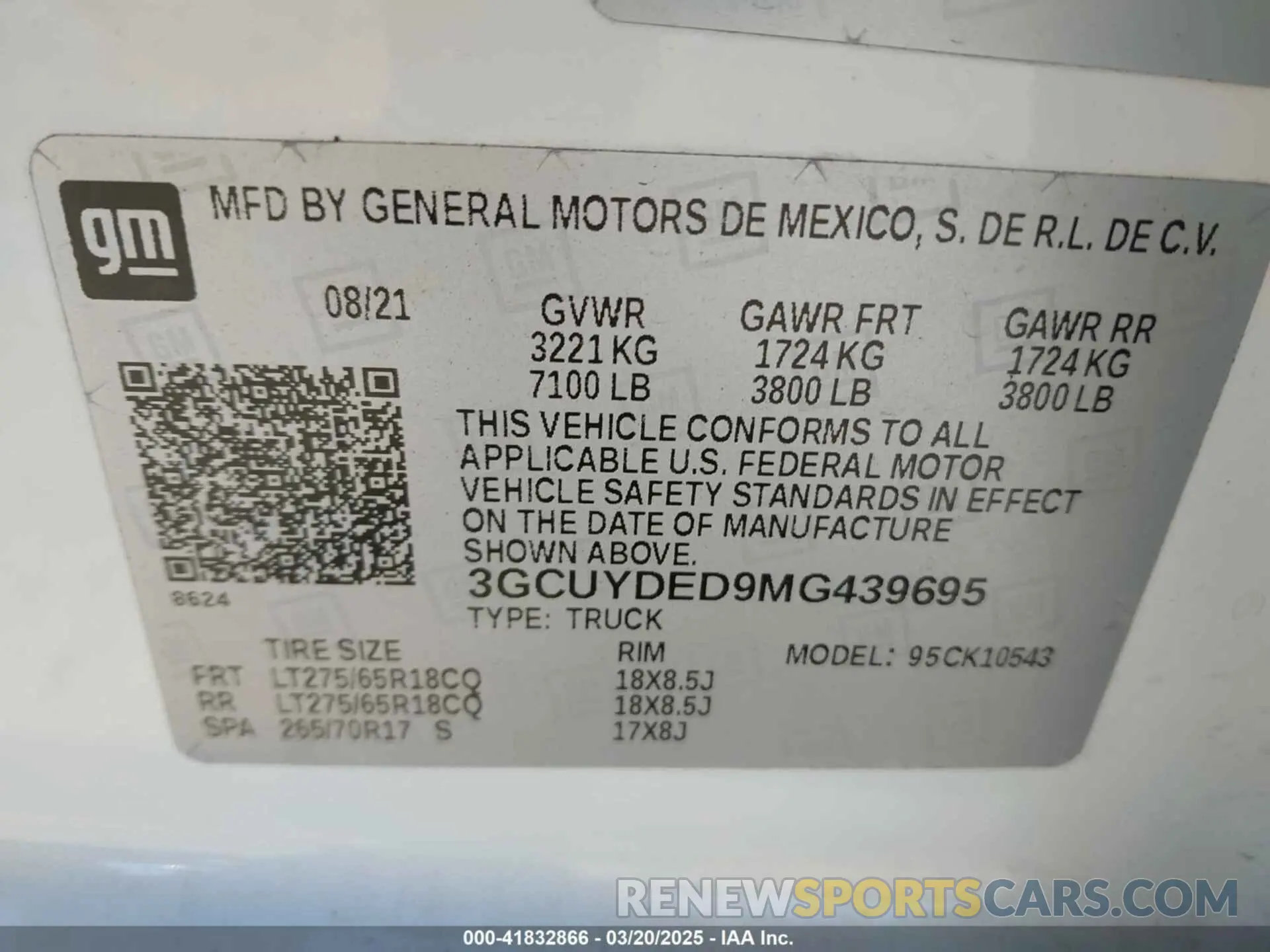 9 fotografías del automóvil dañado 3GCUYDED9MG439695 CHEVROLET SILVERADO 1500 2021