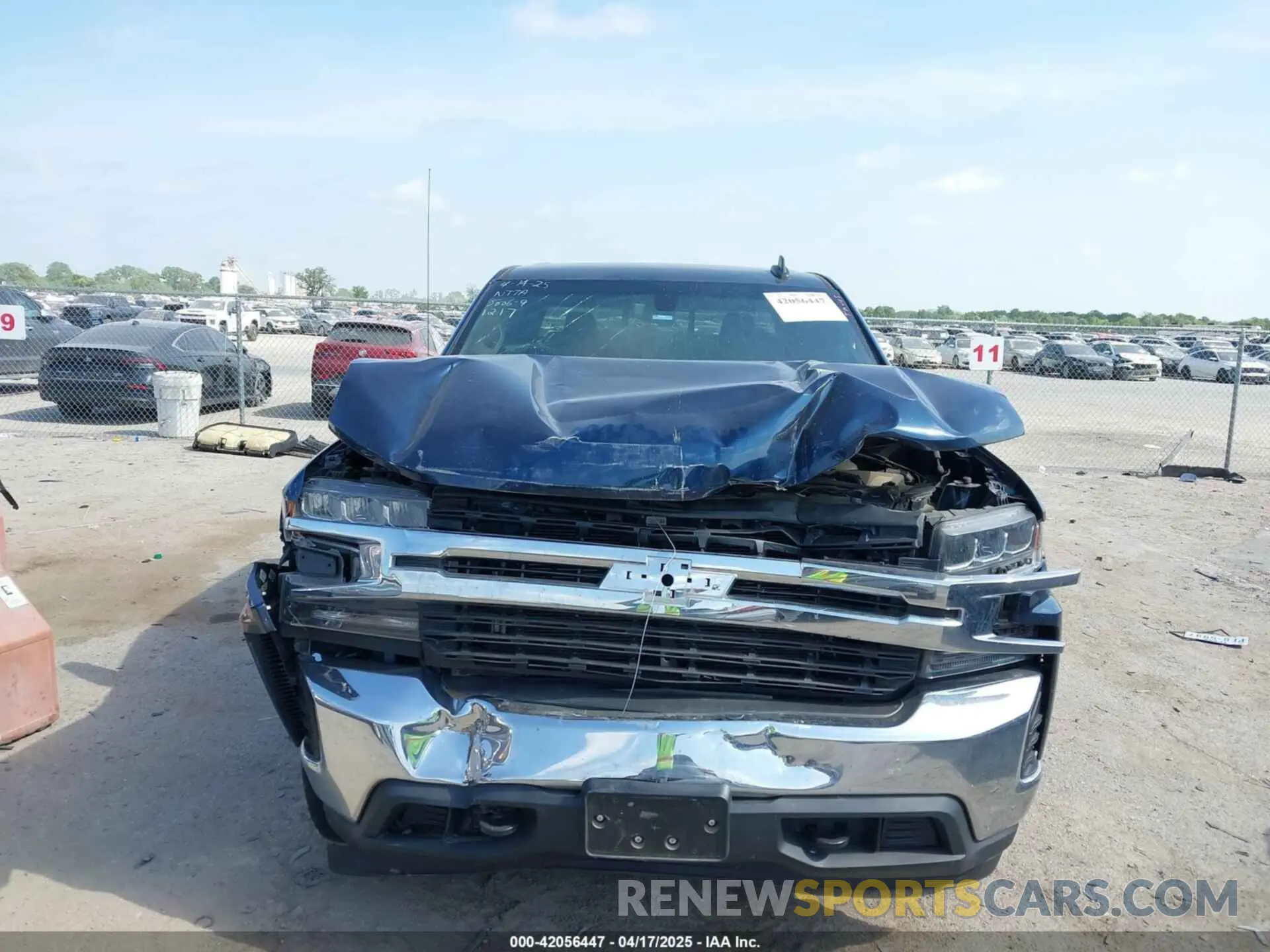 6 fotografías del automóvil dañado 3GCUYDEDXMG111217 CHEVROLET SILVERADO 1500 2021